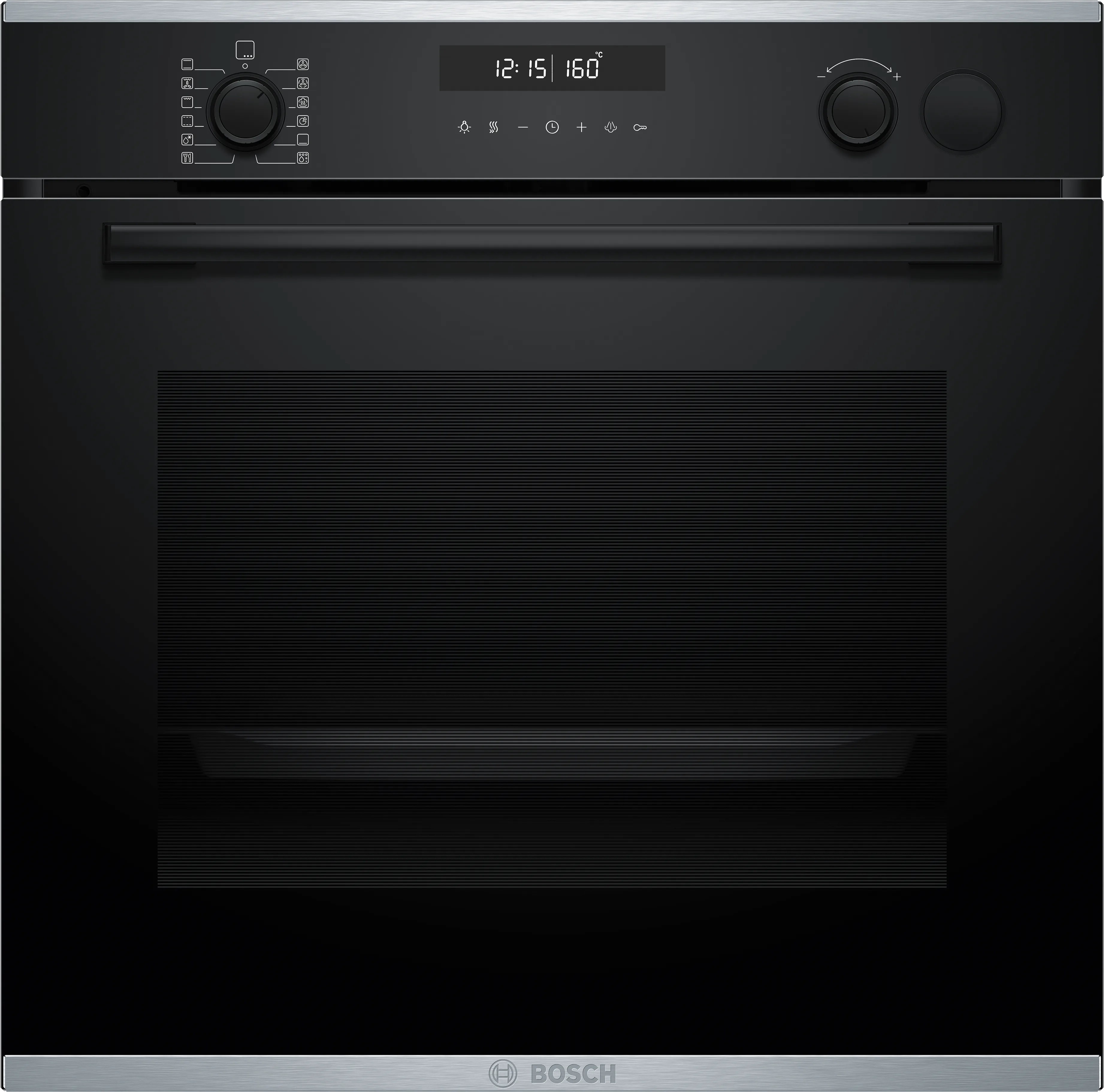 Series 6 Built-in oven with added steam function 60 x 60 cm Black 