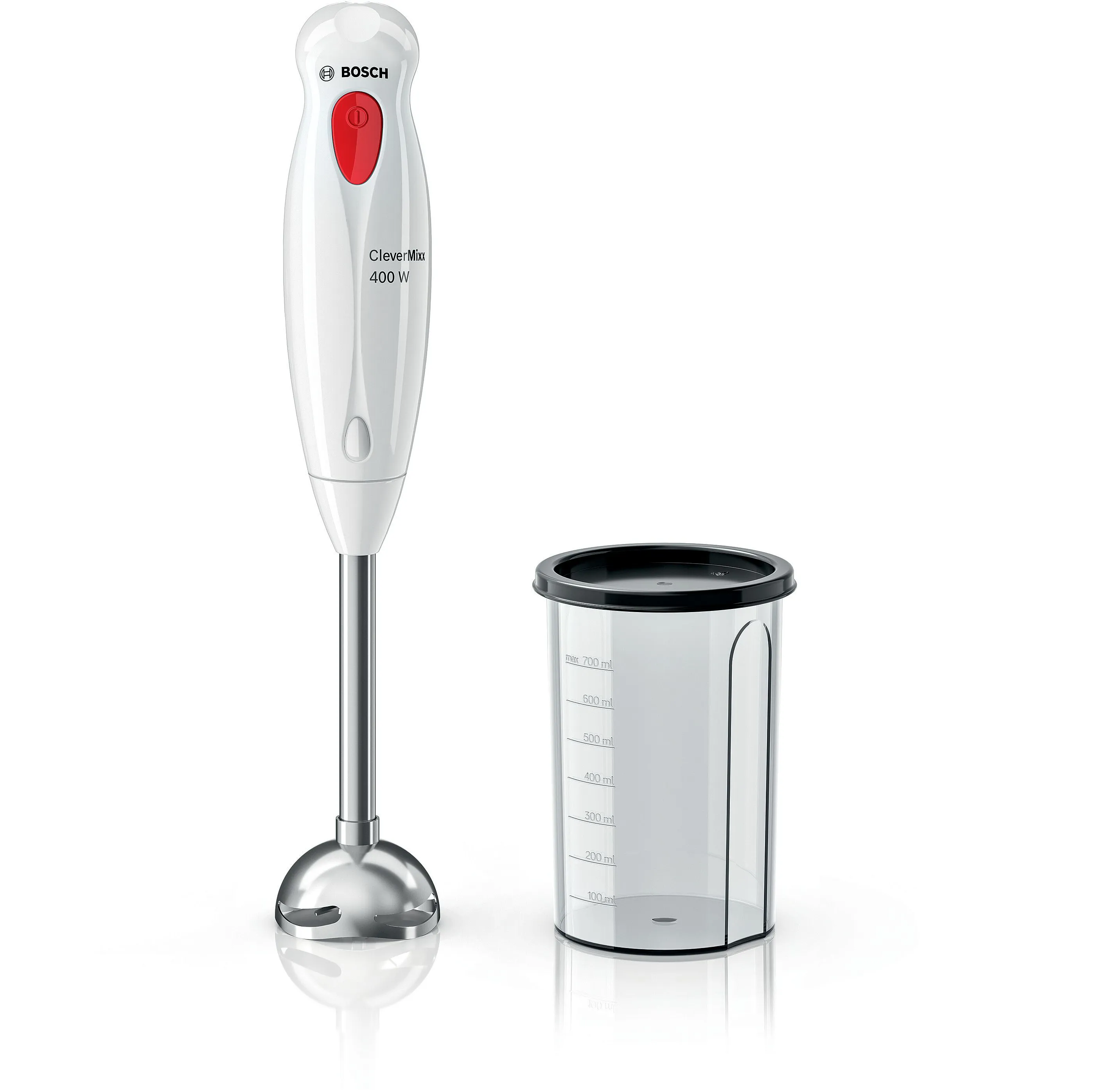 Hand blender CleverMixx 400 W White, Red