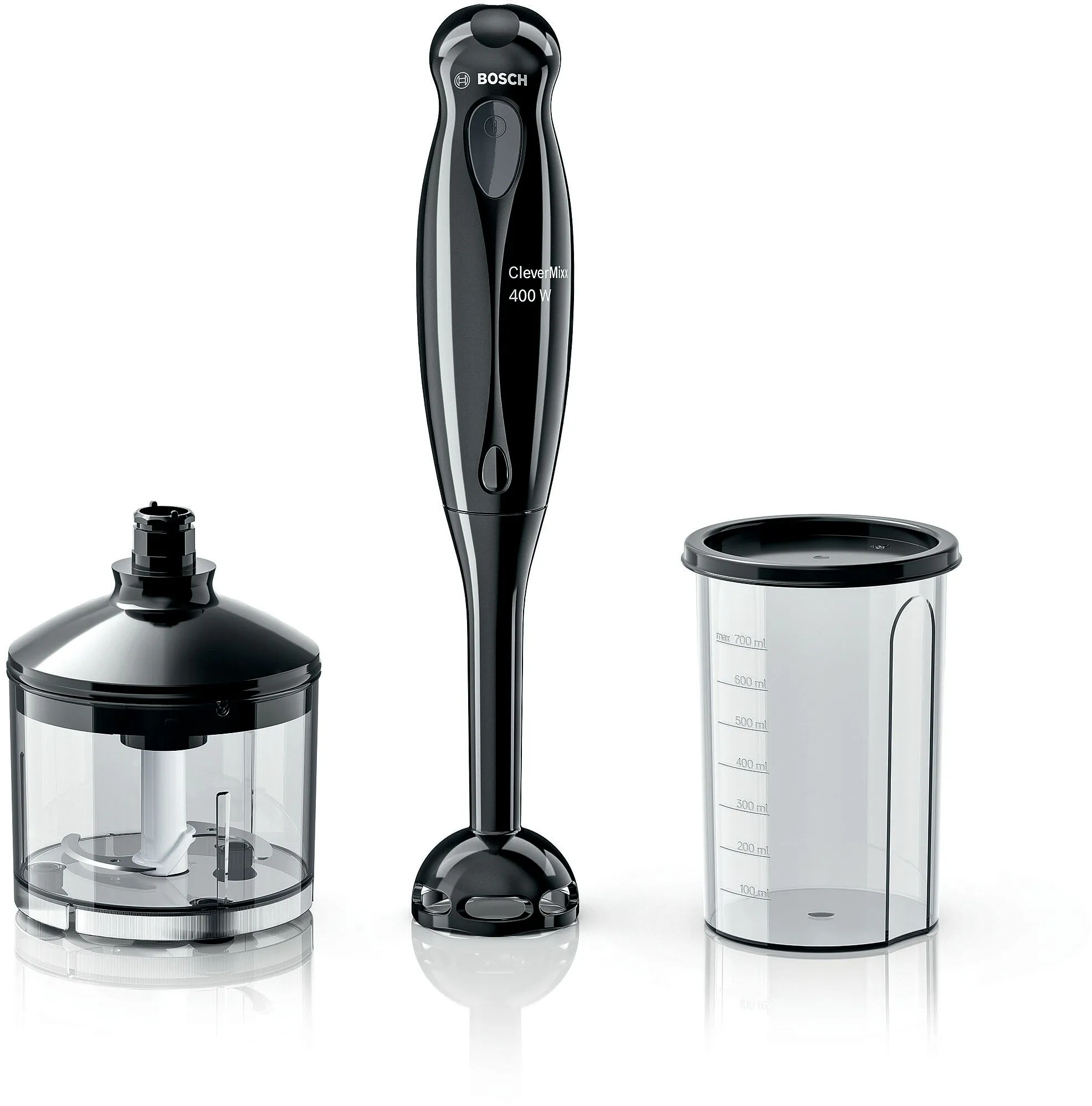 Hand blender CleverMixx 400 W Black, grey