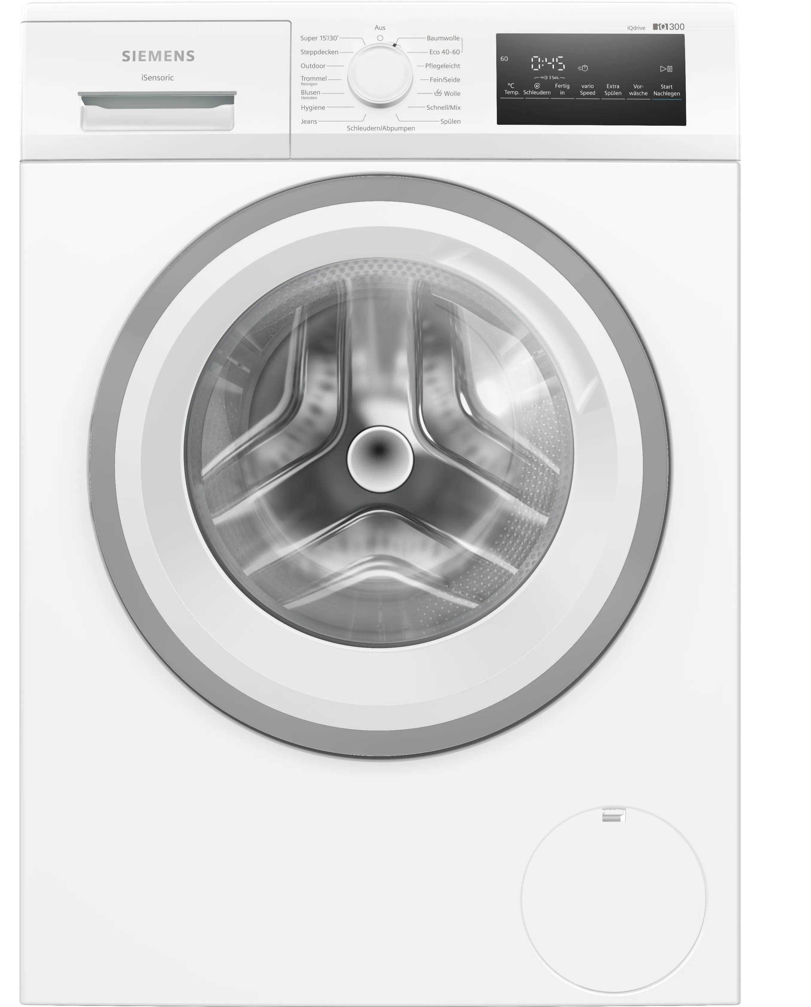iQ300 Waschmaschine, Frontlader 8 kg 1400 U/min., Weiß