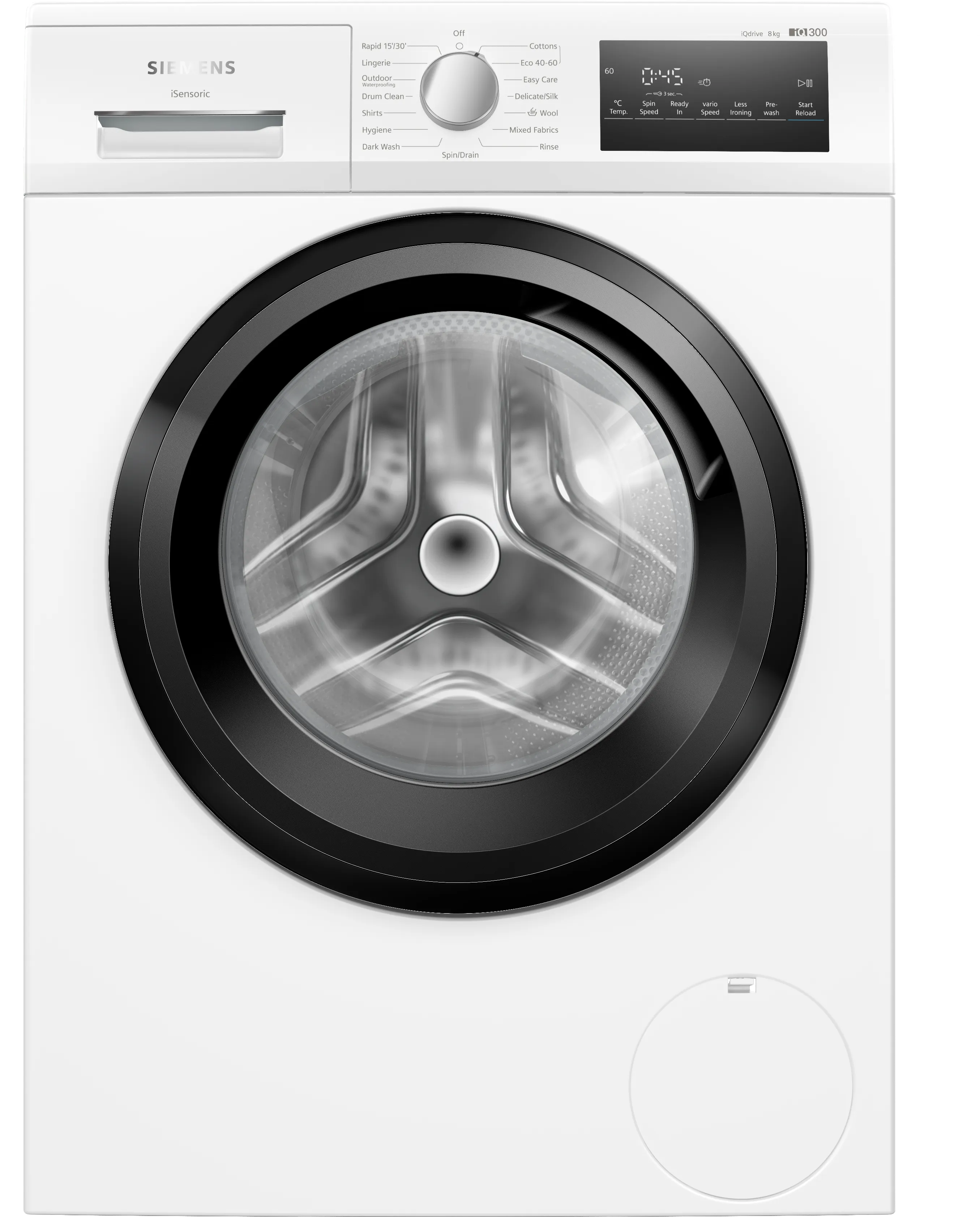 iQ300 Washing machine, front loader 8 kg 1400 rpm 