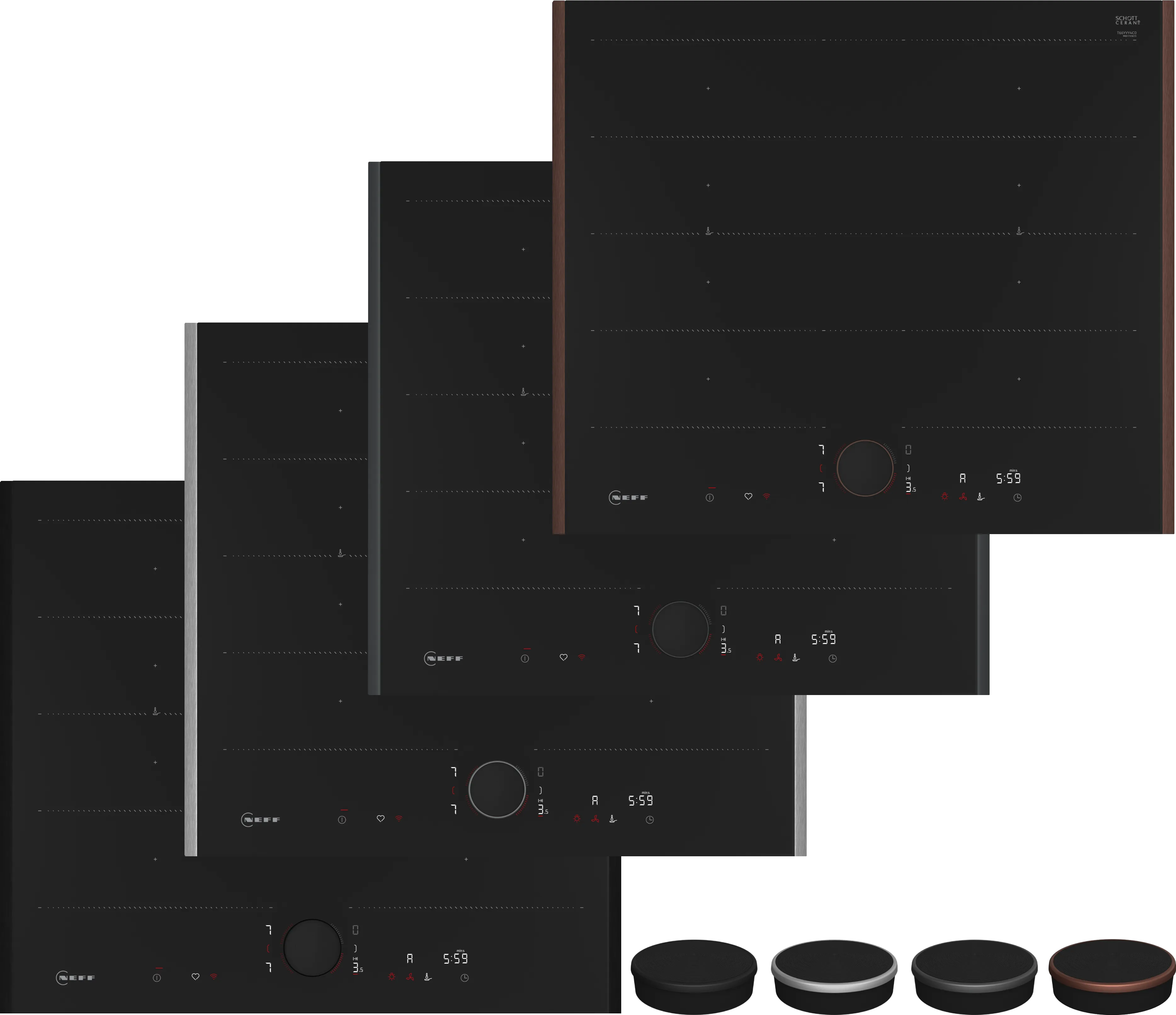 N 90 Flex induction cooktop 60 cm Flex Design 