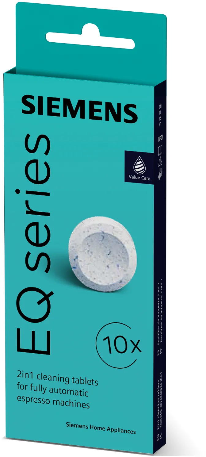 Siemens 2in1 Cleaning Tablets for Coffee Machines (10 tablets) 
