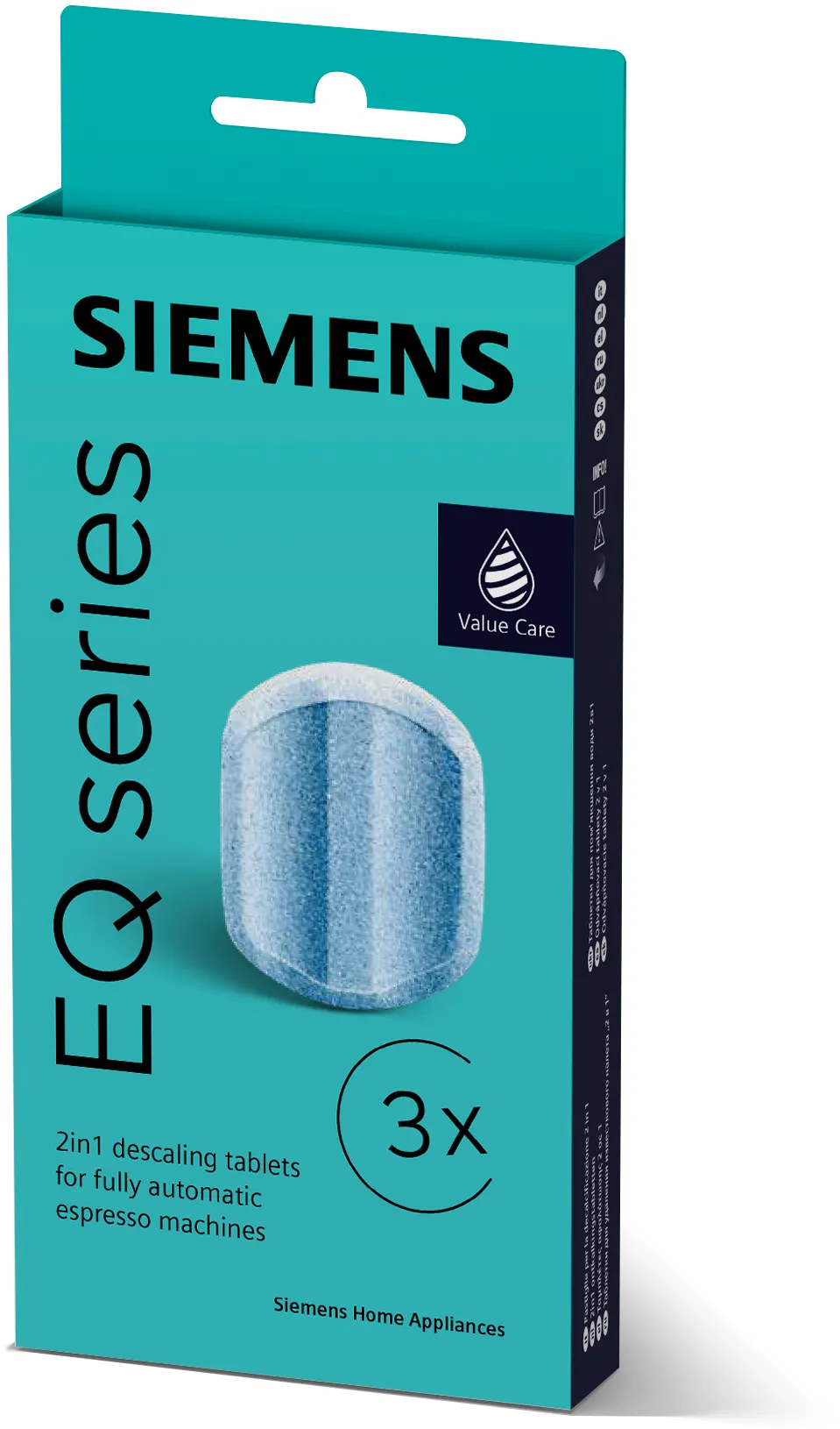 Entkalkungstabletten für Kaffeevollautomaten Siemens A, 3 x 36g 