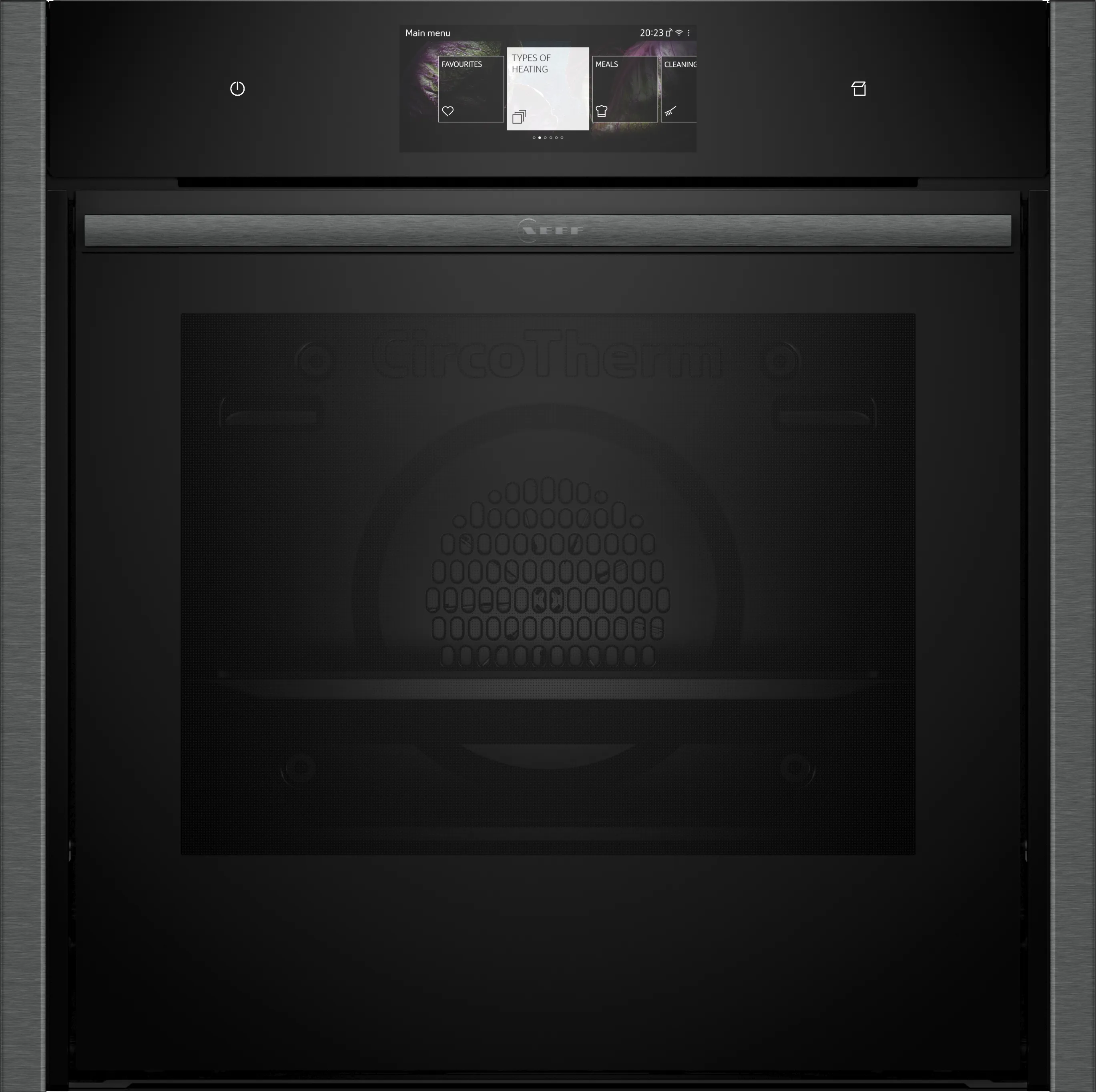 N 90 Built-in oven with steam function 60 x 60 cm Graphite-Grey 