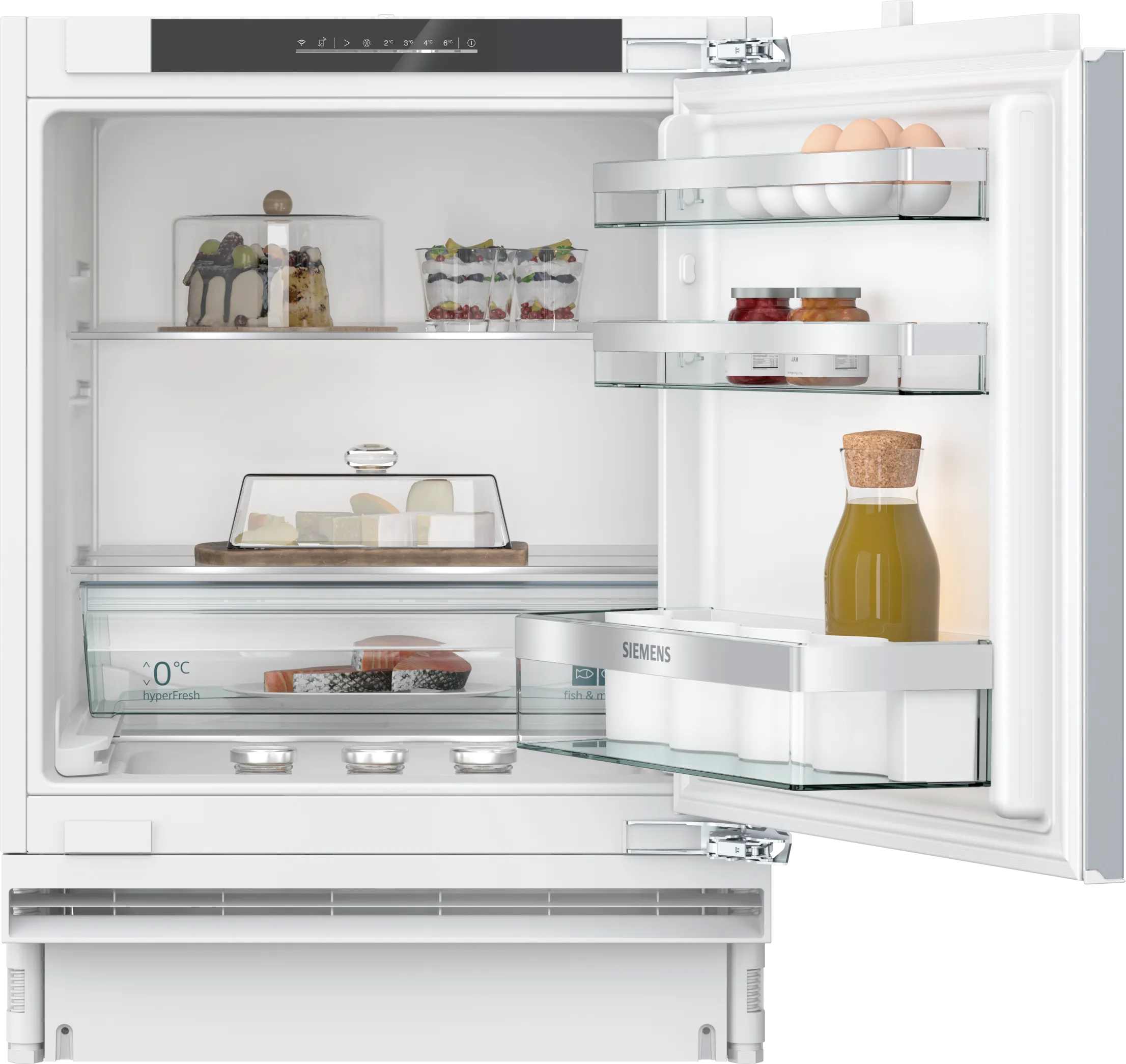 iQ500 Kjøleskap til underbygging 82 x 60 cm soft close flathengsel 