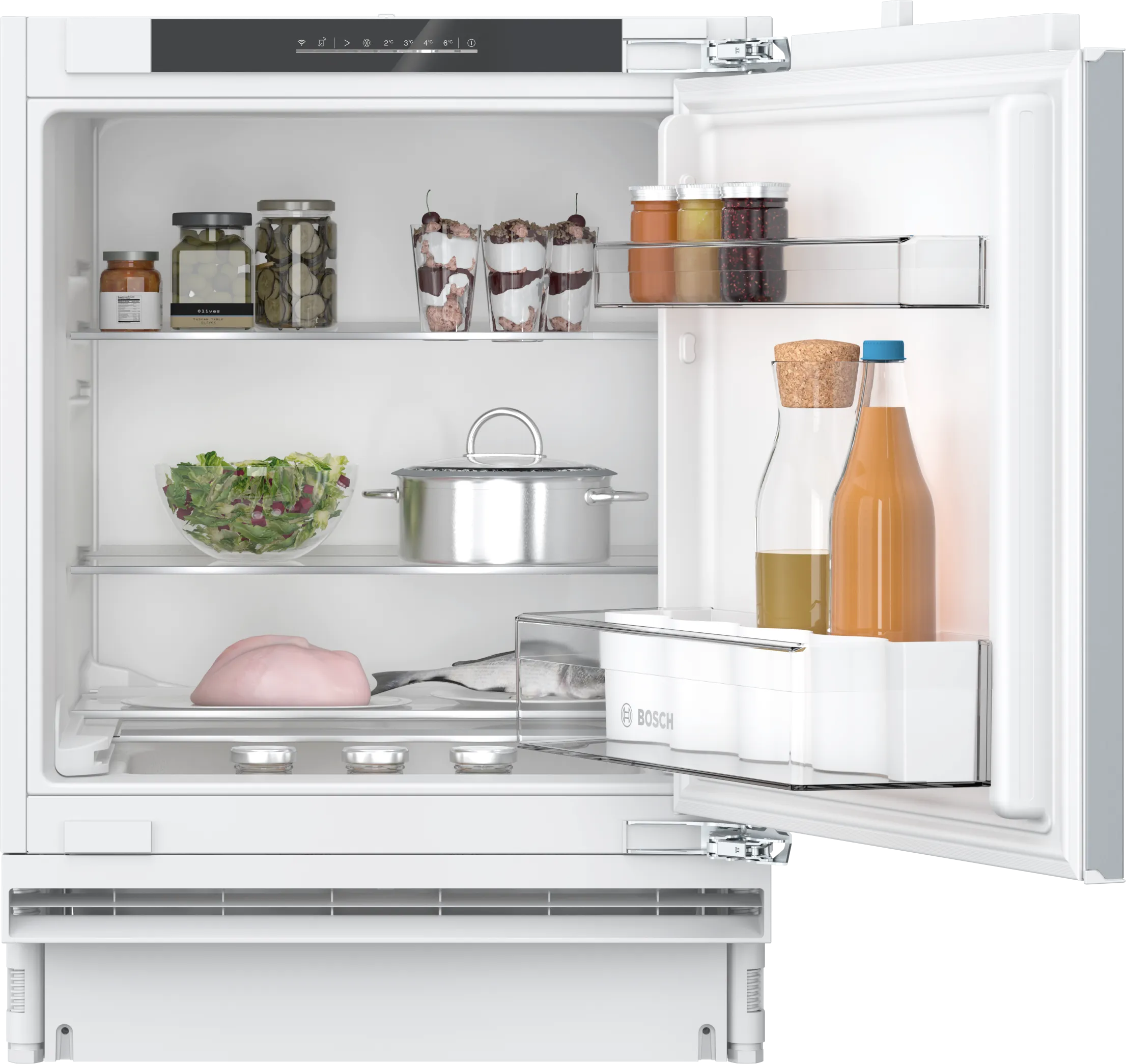 Σειρά 4 Υποτοιχιζόμενο ψυγείο 82 x 60 cm flat hinge 