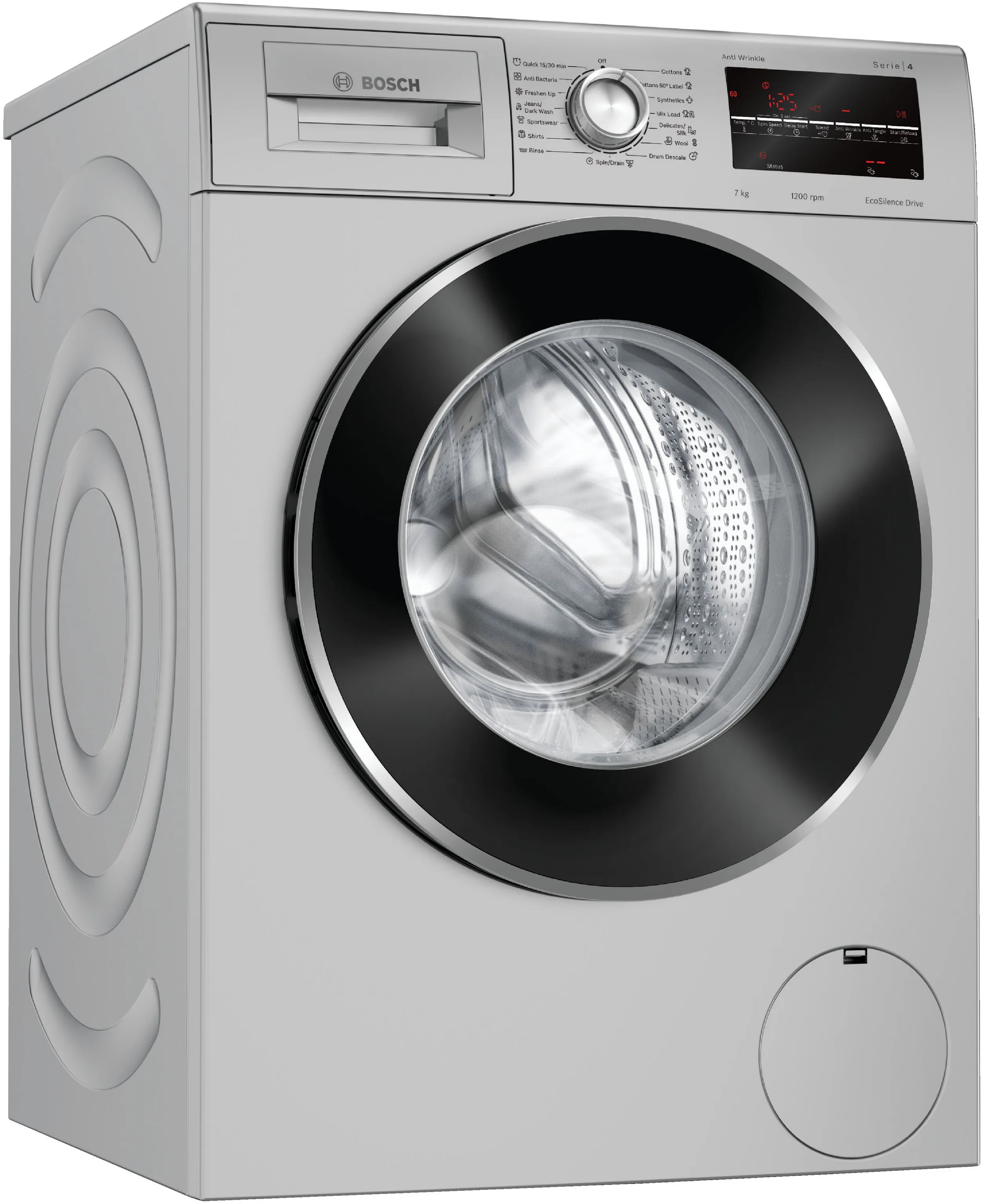 Series 4 washing machine, front loader 7 kg 1200 rpm