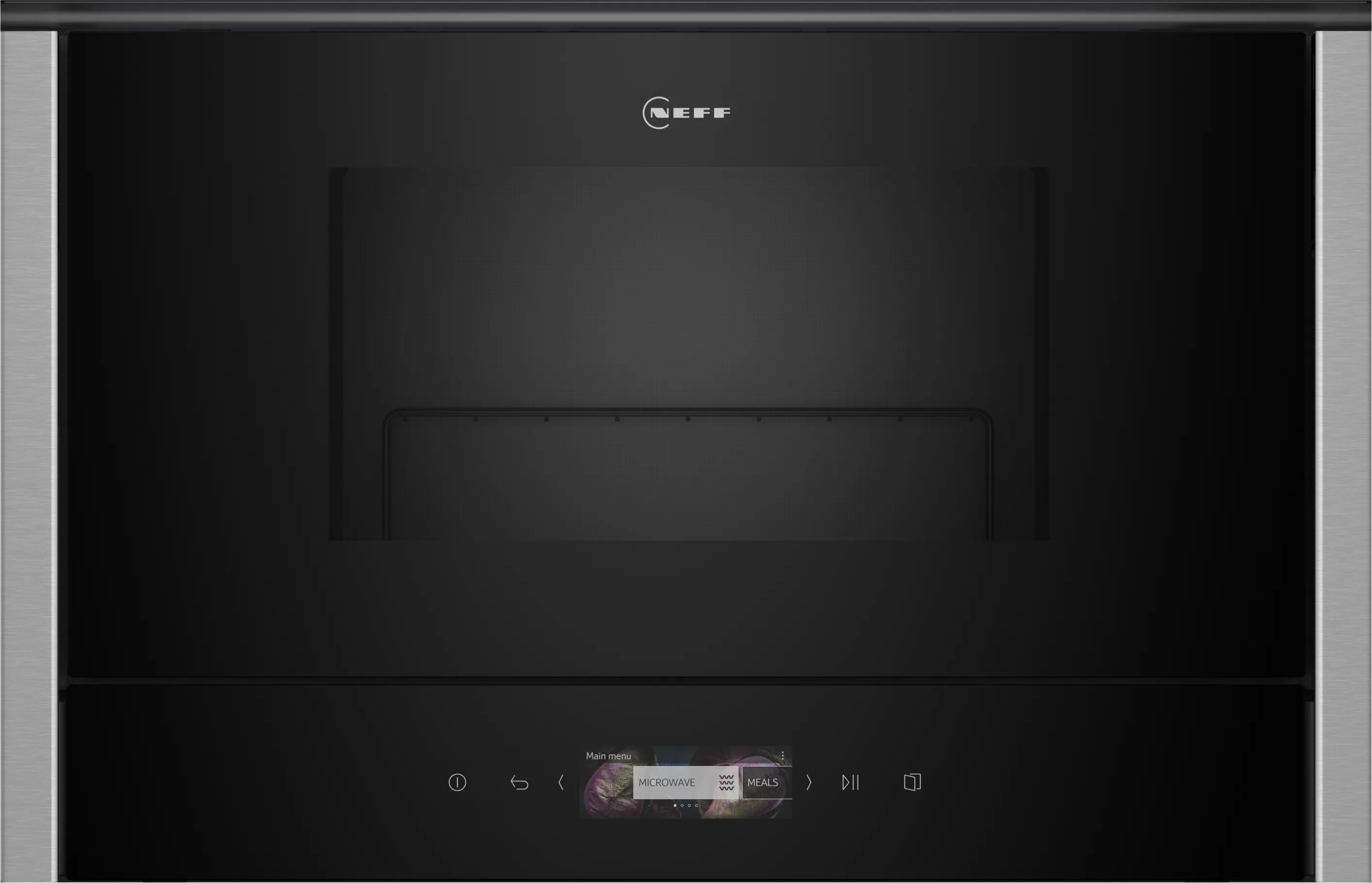 N 70 Micro-ondes encastrable avec grill Inox 