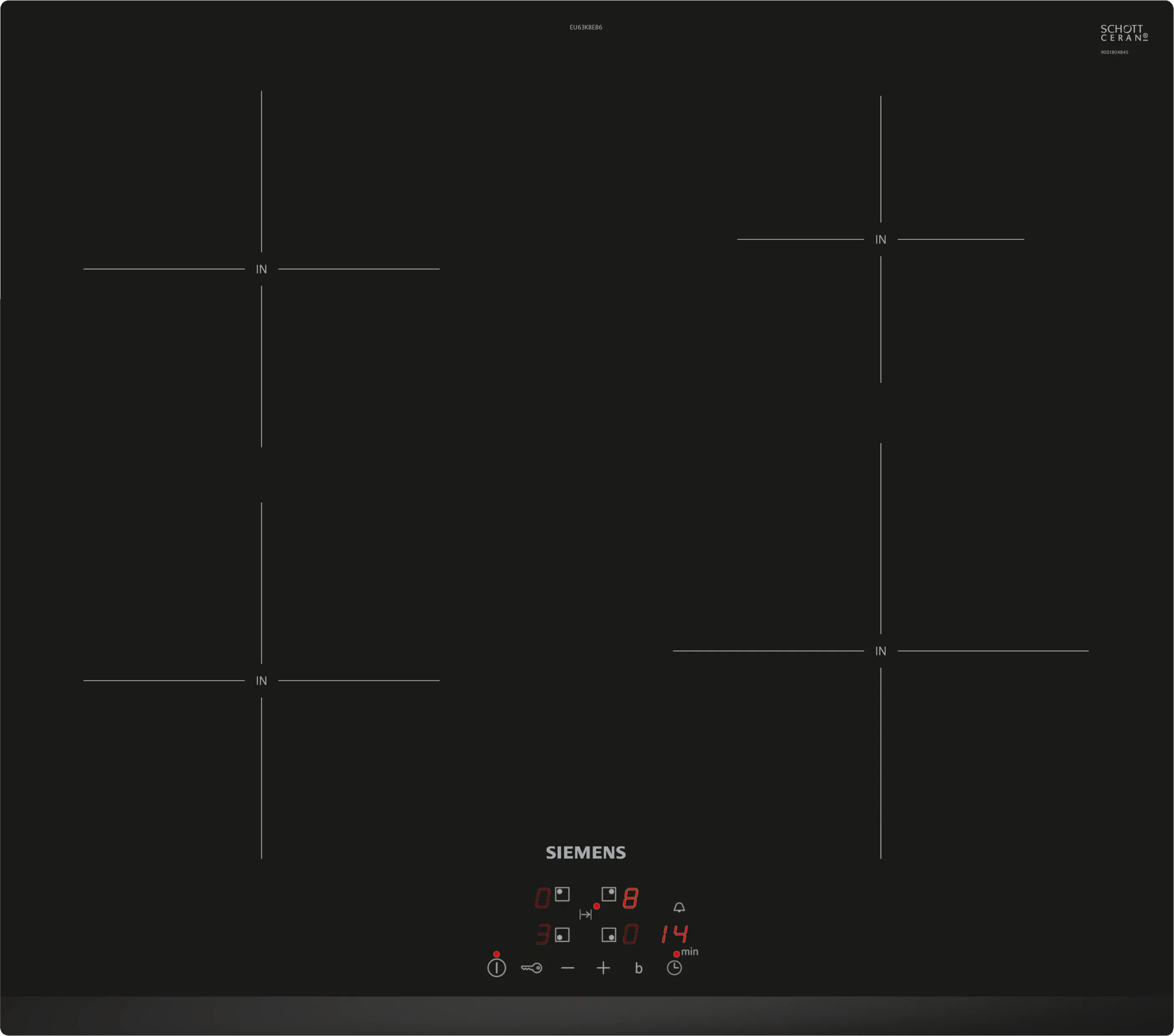 iQ100 Induktionshäll 60 cm utan ram 