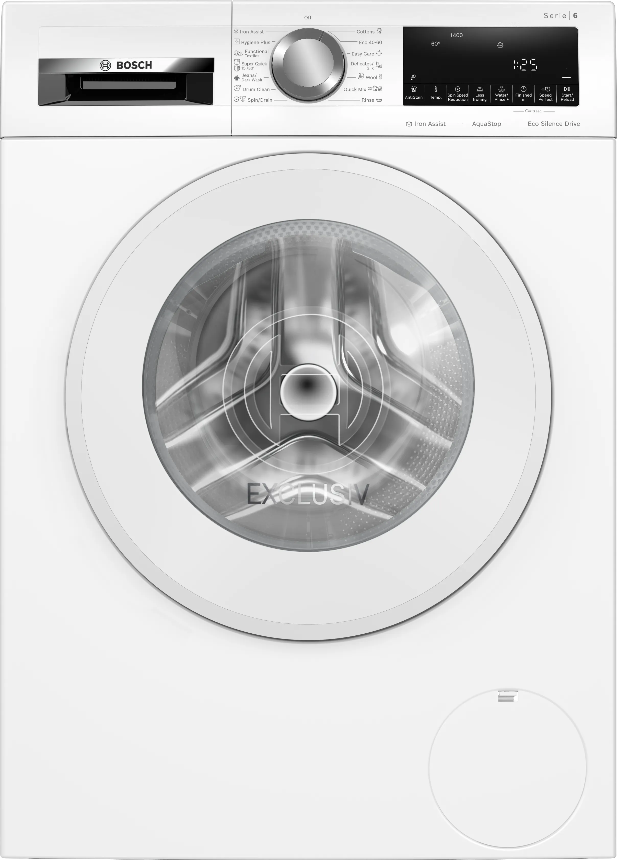 Serija 6 Mašina za pranje veša, punjenje spreda 9 kg 1400 okr 