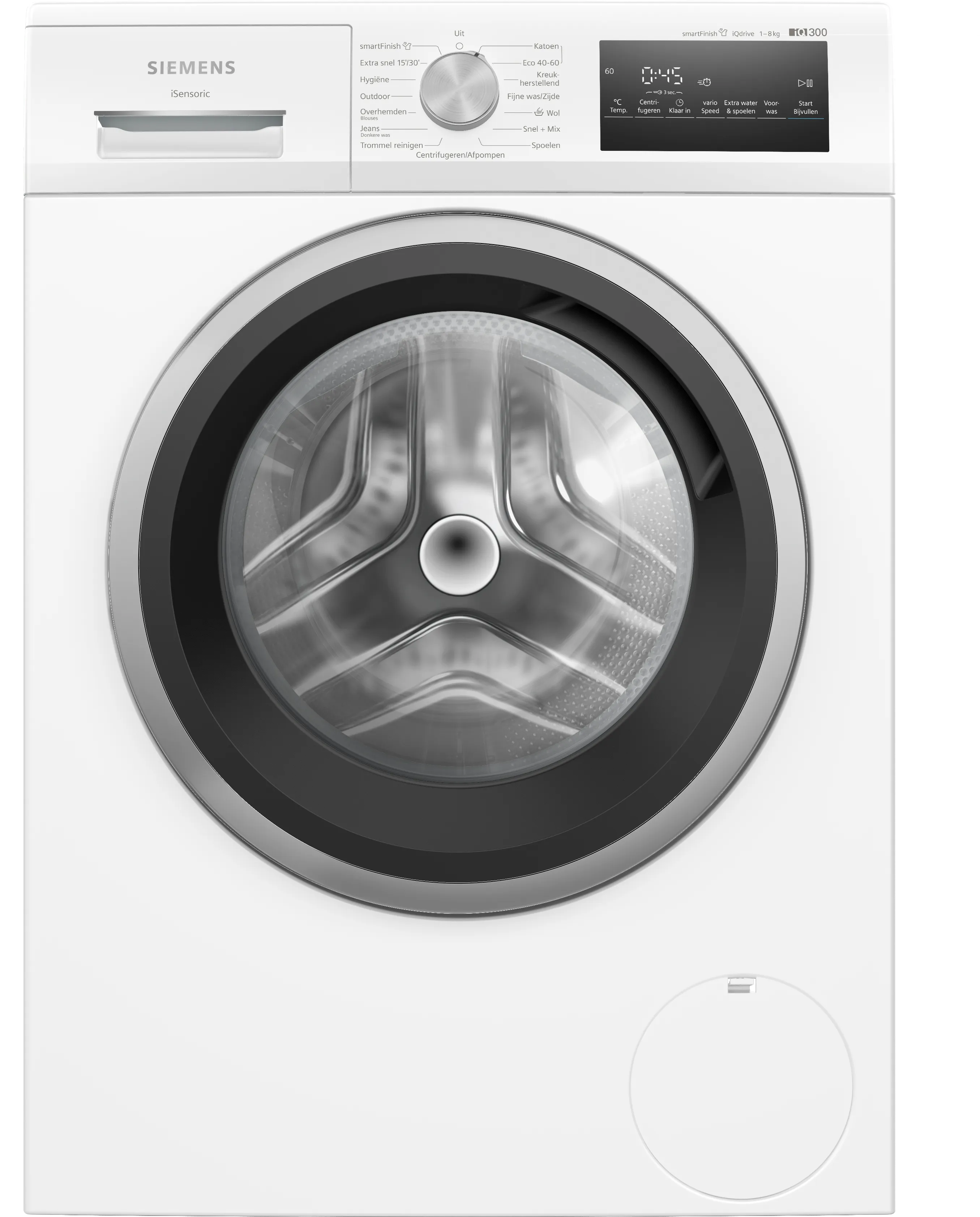 iQ300 Wasmachine, voorlader 8 kg 1400 rpm, Wit
