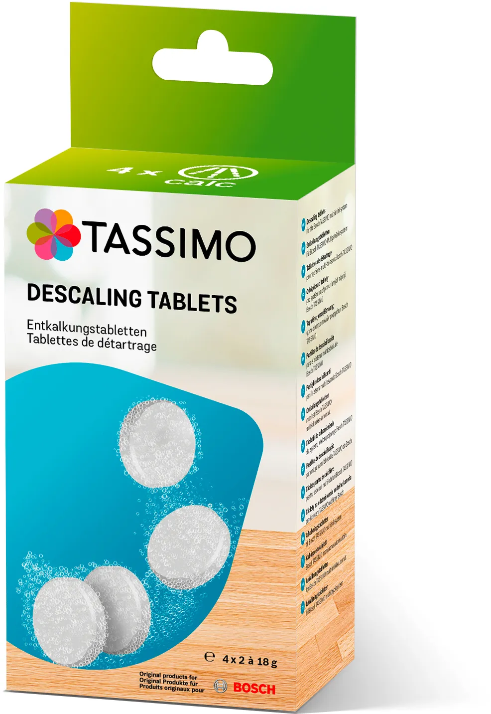 tablete decalcifiere, Tassimo 