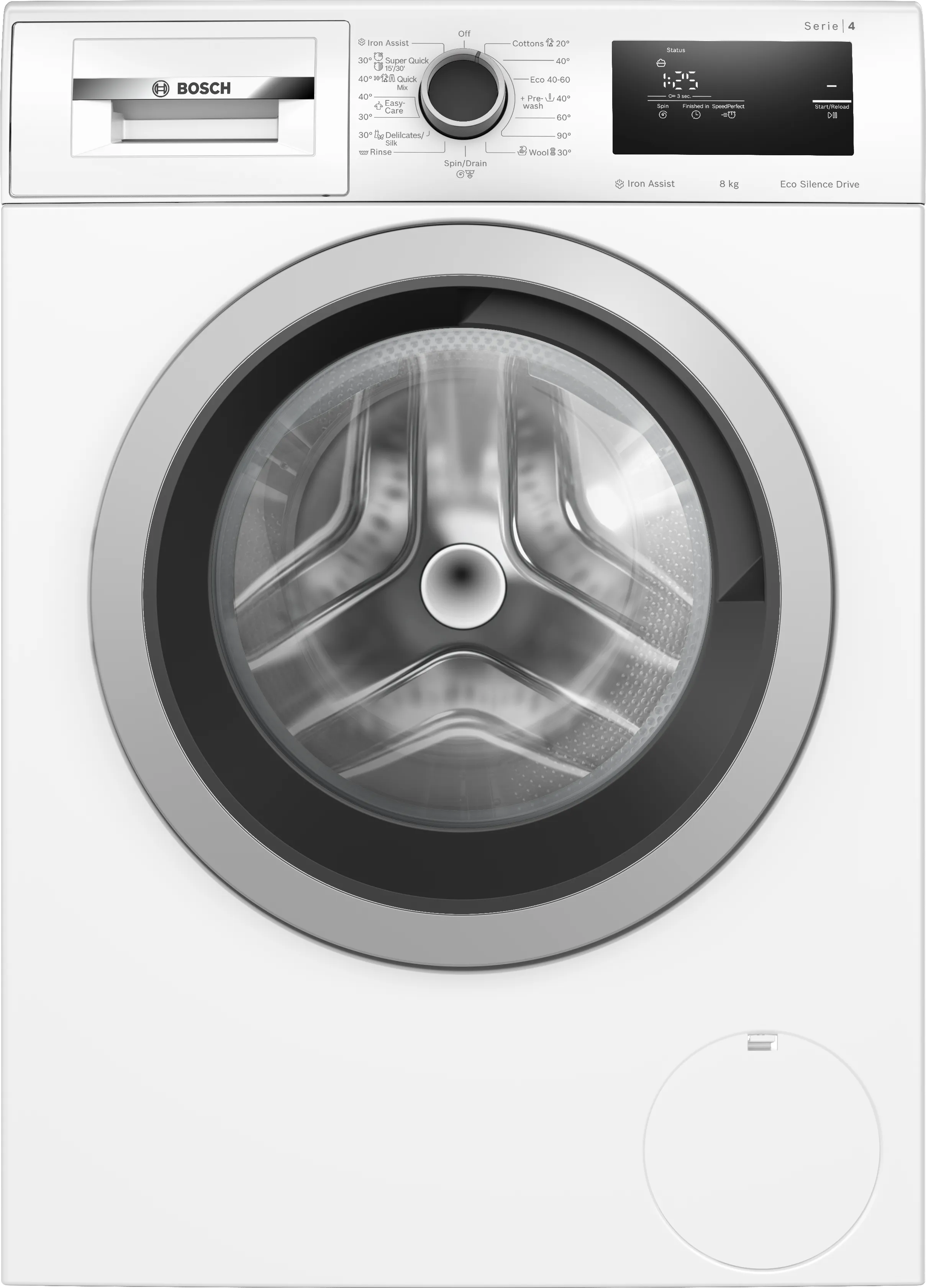 Serija 4 Mašina za pranje veša, punjenje spreda 8 kg 1400 okr 