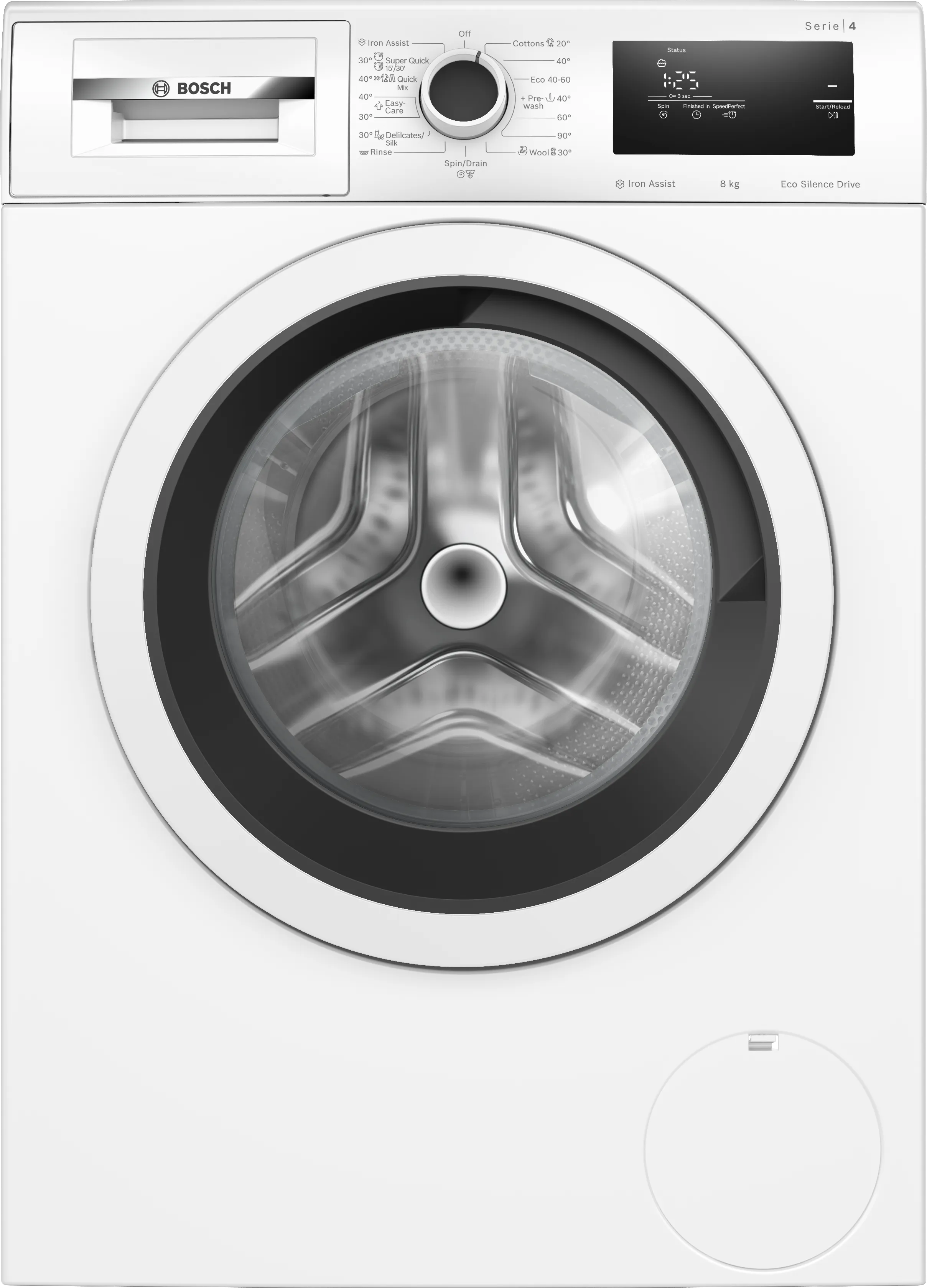 Serija 4 Mašina za pranje veša, punjenje spreda 8 kg 1200 okr 