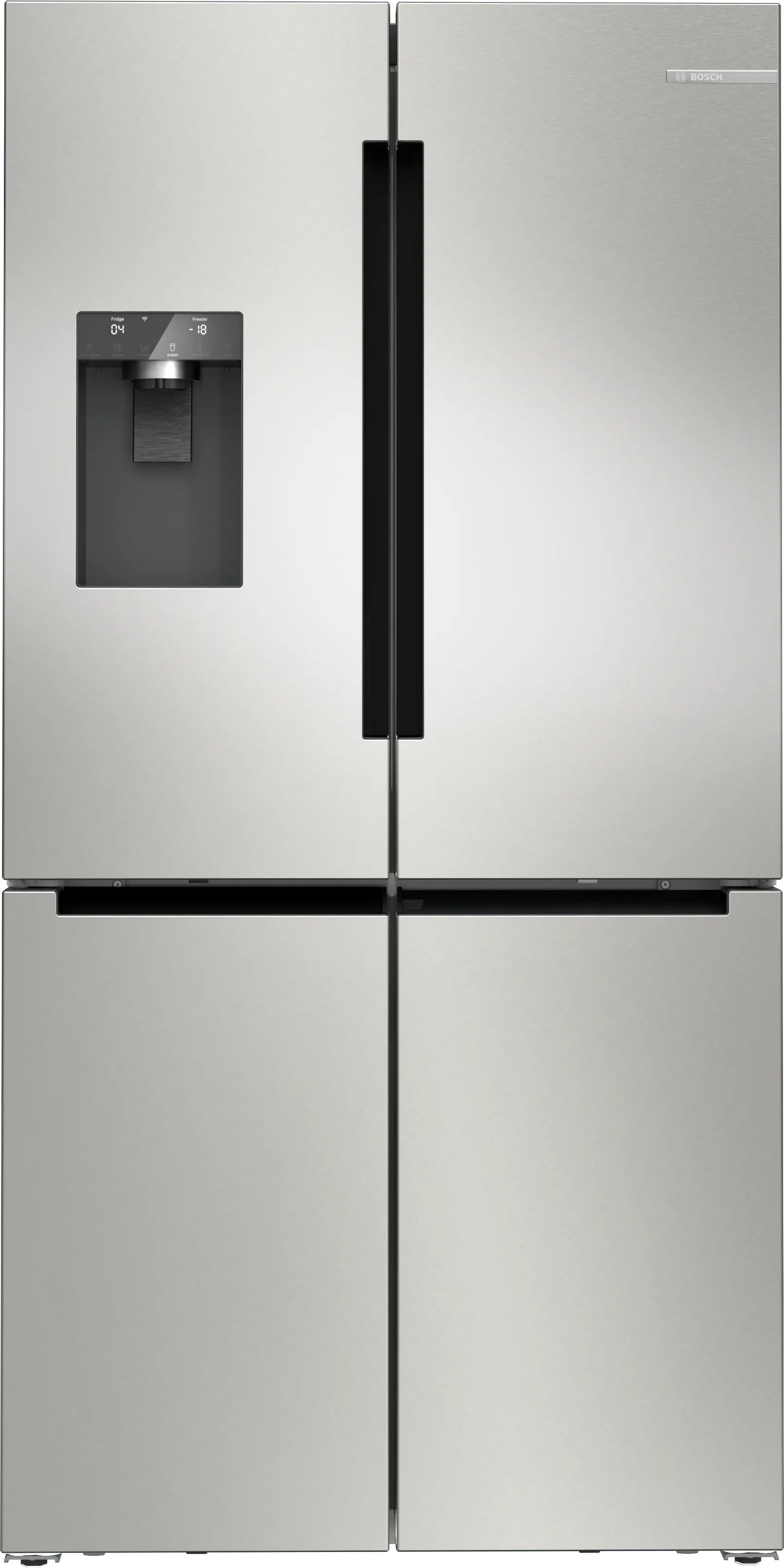 Series 6 French door bottom freezer, multi door 183 x 90.5 cm Brushed steel anti-fingerprint 