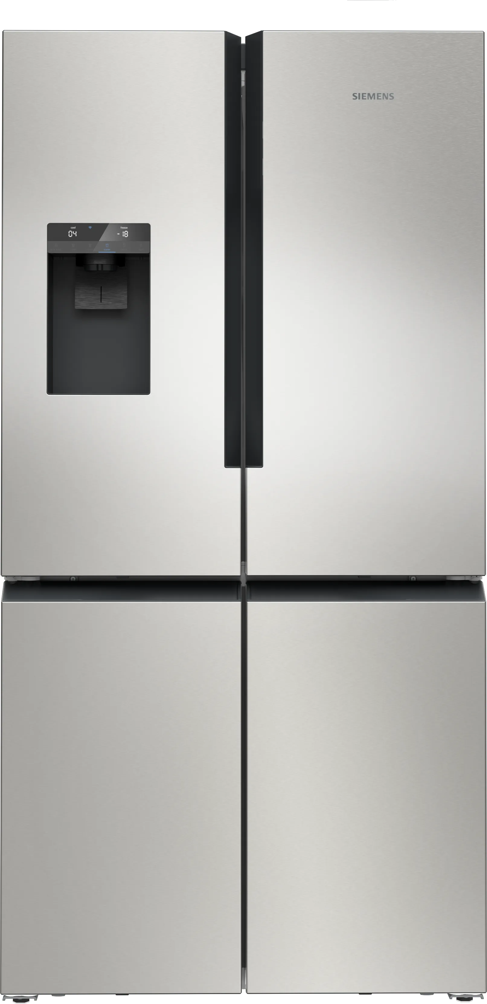 iQ700 French Door Bottom freezer, multi door 183 x 90.5 cm Inox-easyclean 