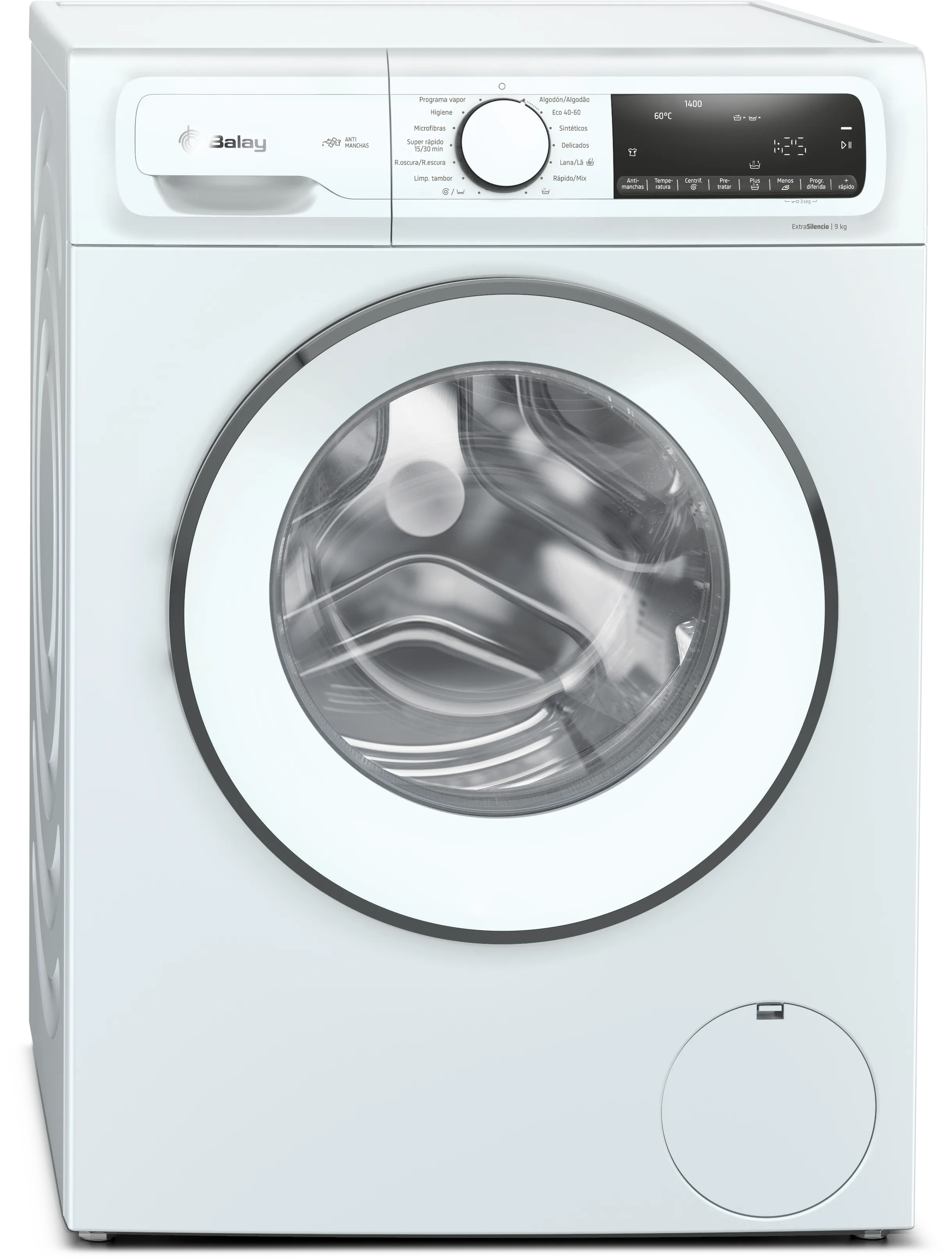 Máquina de Lavar Roupa, Carga Frontal 9 kg , Branco 