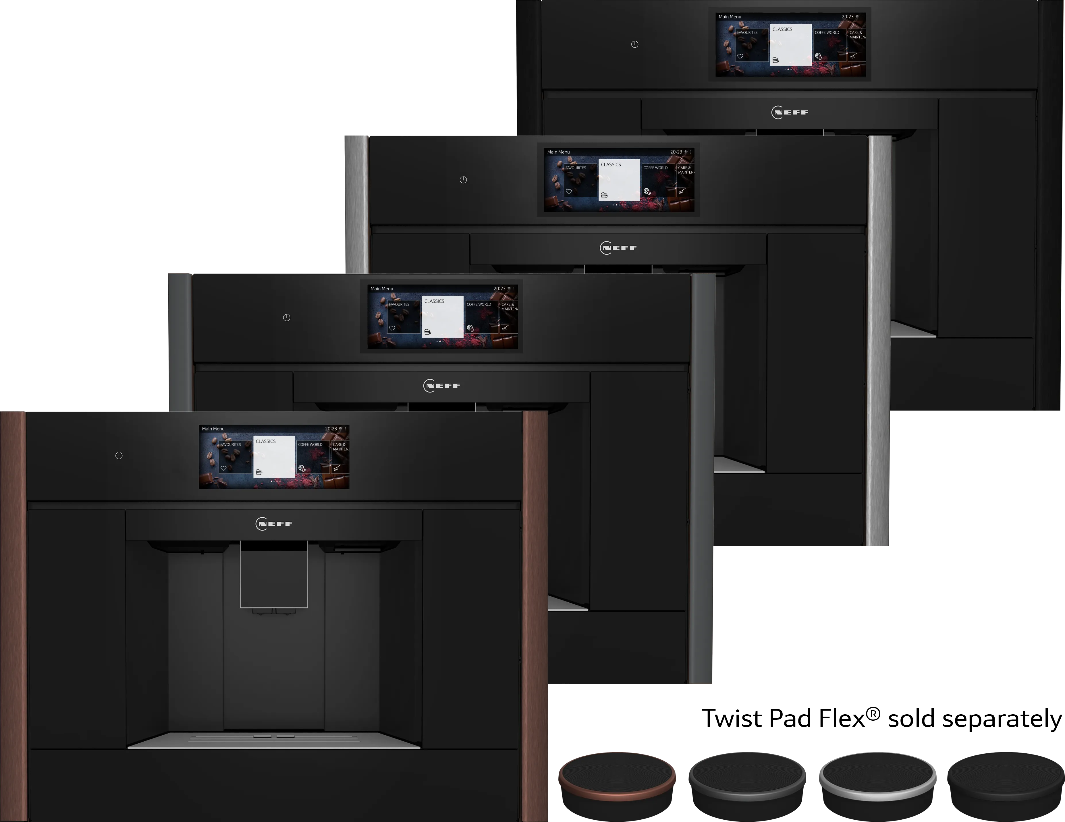 N 90 Built-In Fully Automatic Coffee Machine Flex Design 