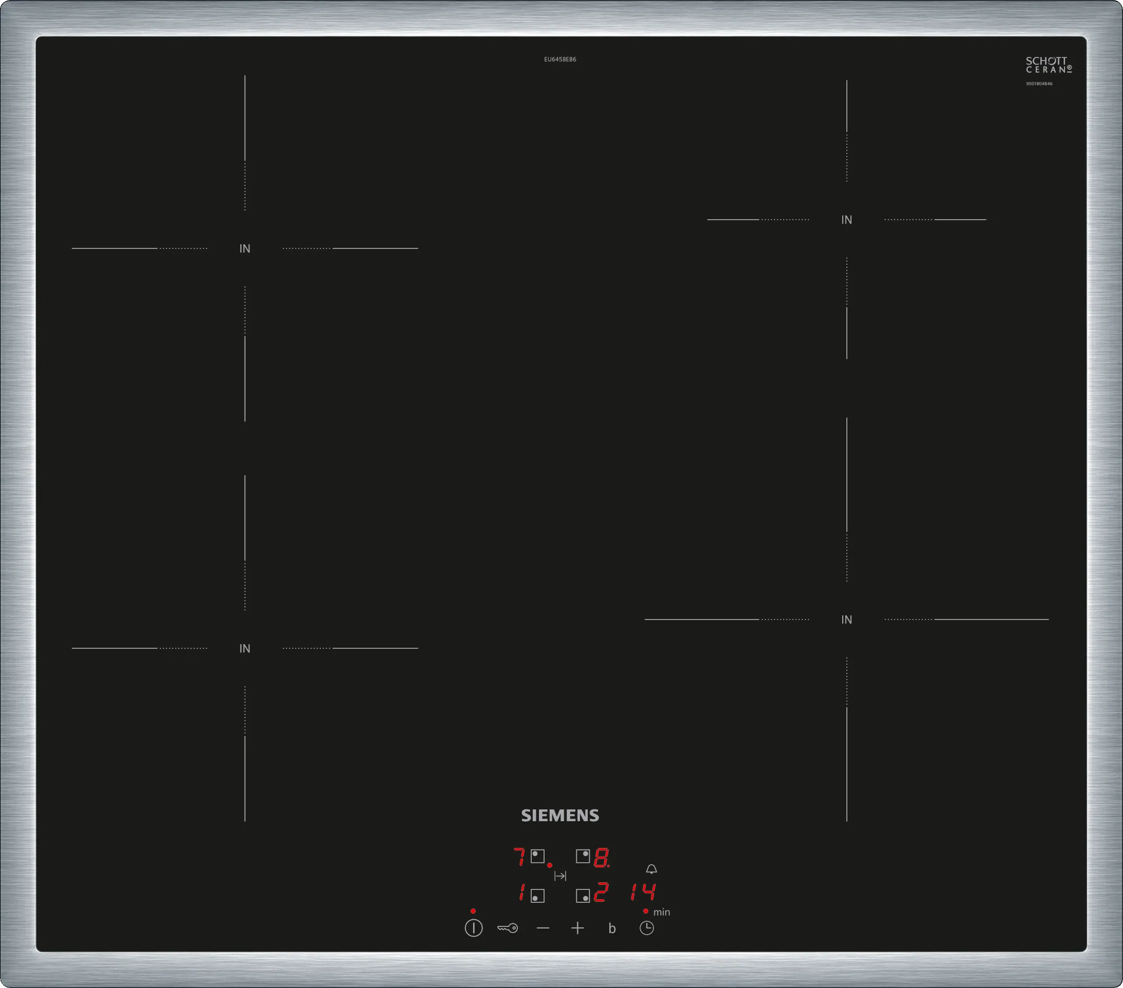 iQ100 Inductiekookplaat 60 cm opbouwmontage met rand