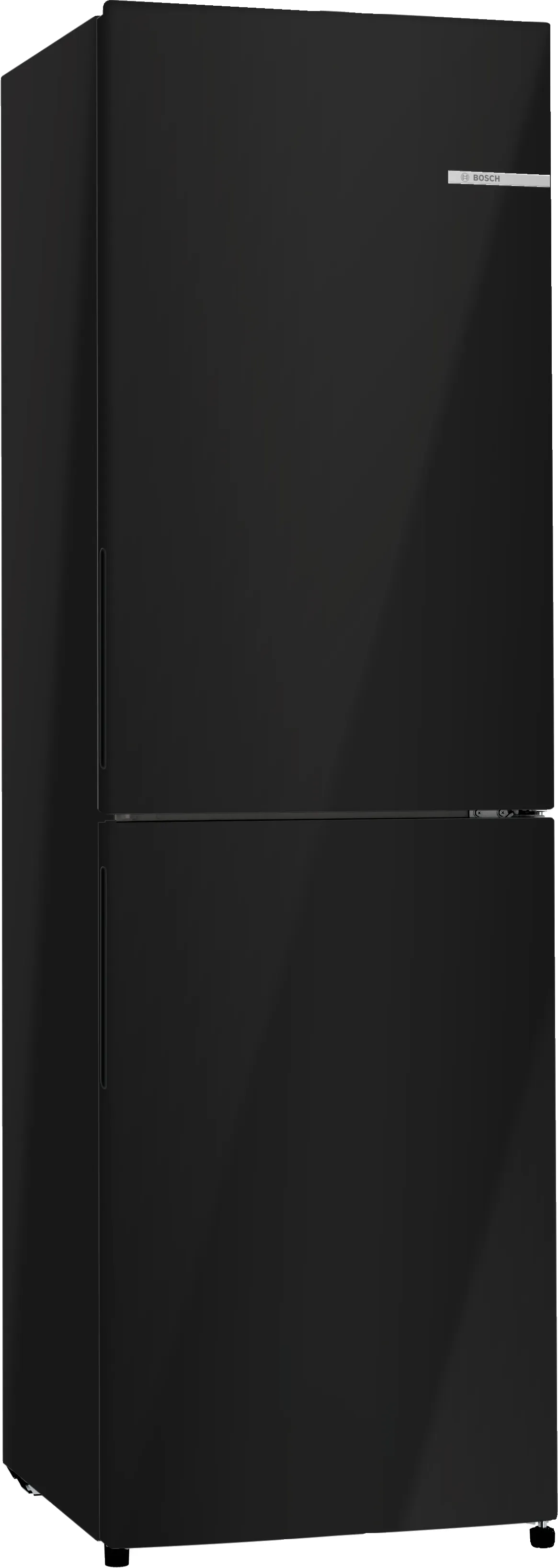 Series 2 free-standing fridge-freezer with freezer at bottom 182.4 x 55 cm Black 