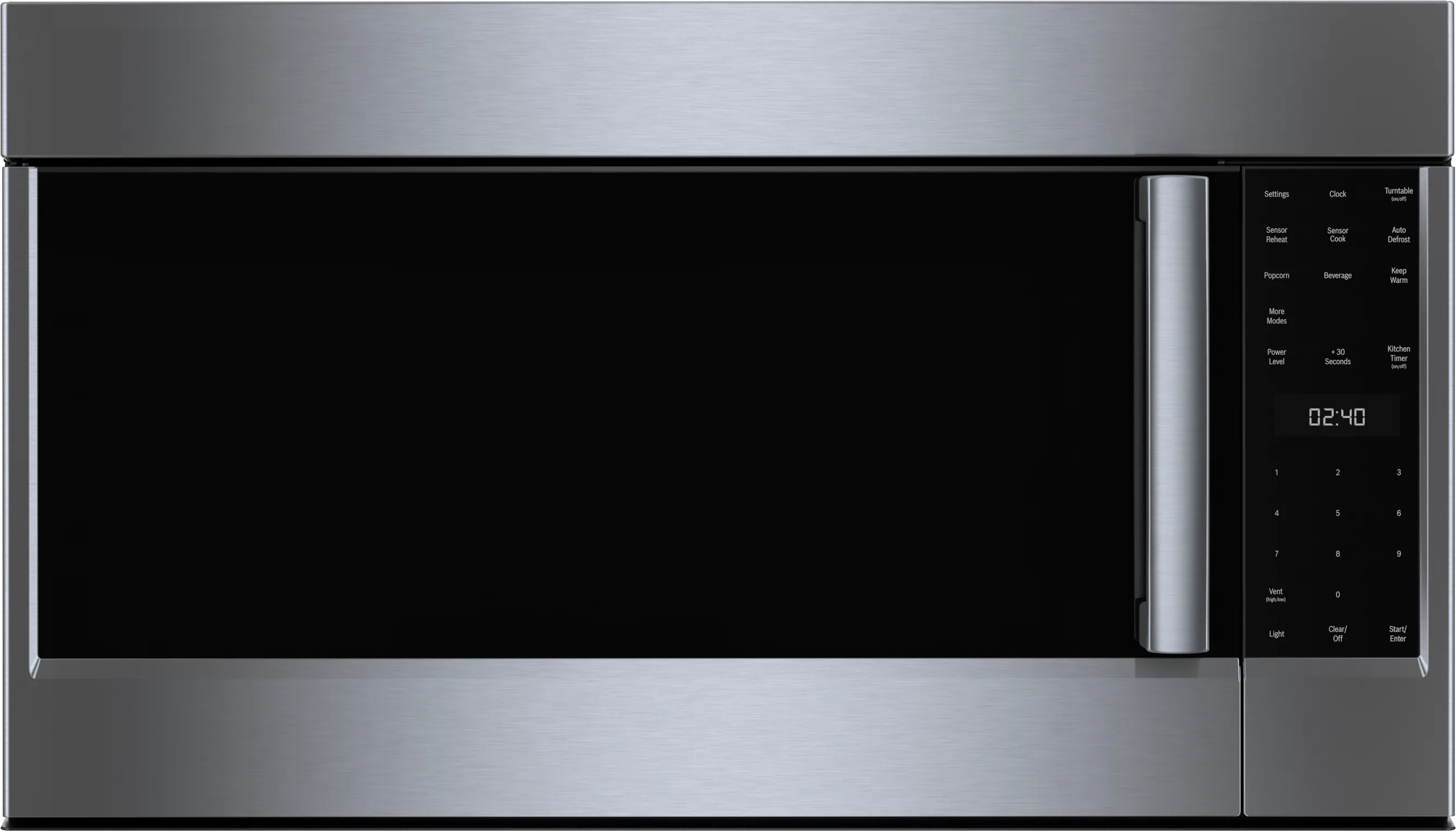 Over-The-Range Microwave 30'' Left SideOpening Door, Stainless Steel 