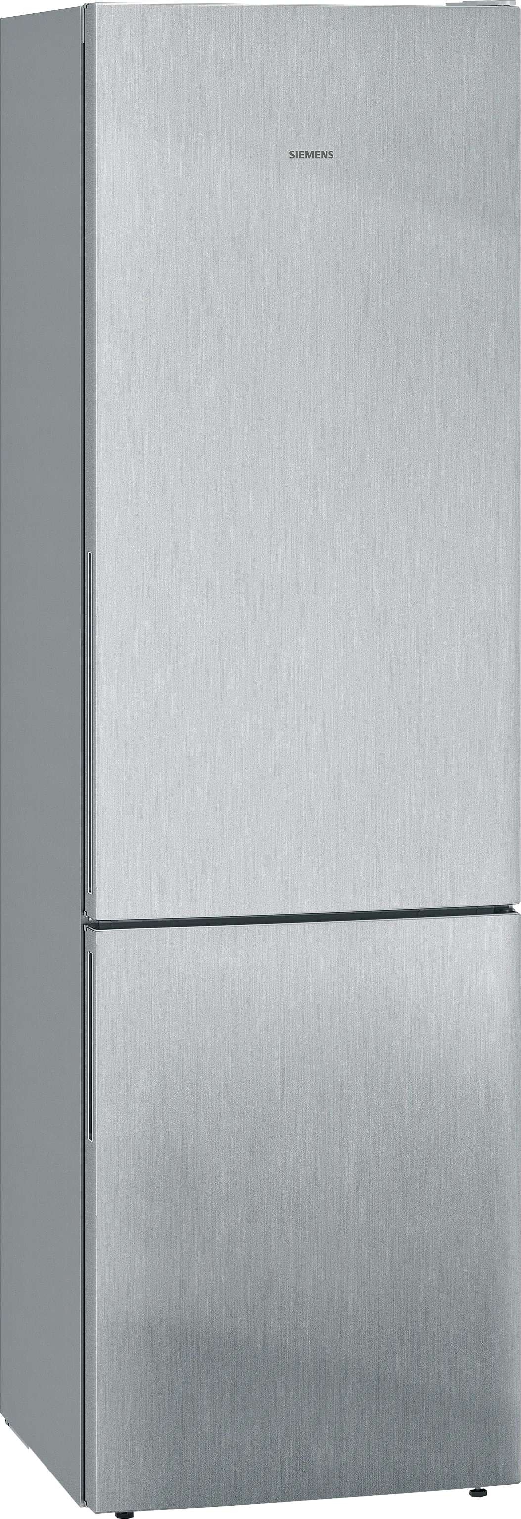 iQ500 Freistehende Kühl-Gefrier-Kombination mit Gefrierbereich unten 201 x 60 cm Metall-Optik