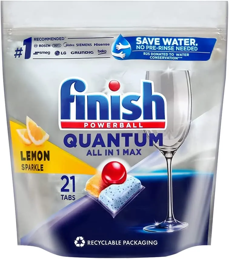 Finish Quantum All In One Max Dishwasher Tablet 