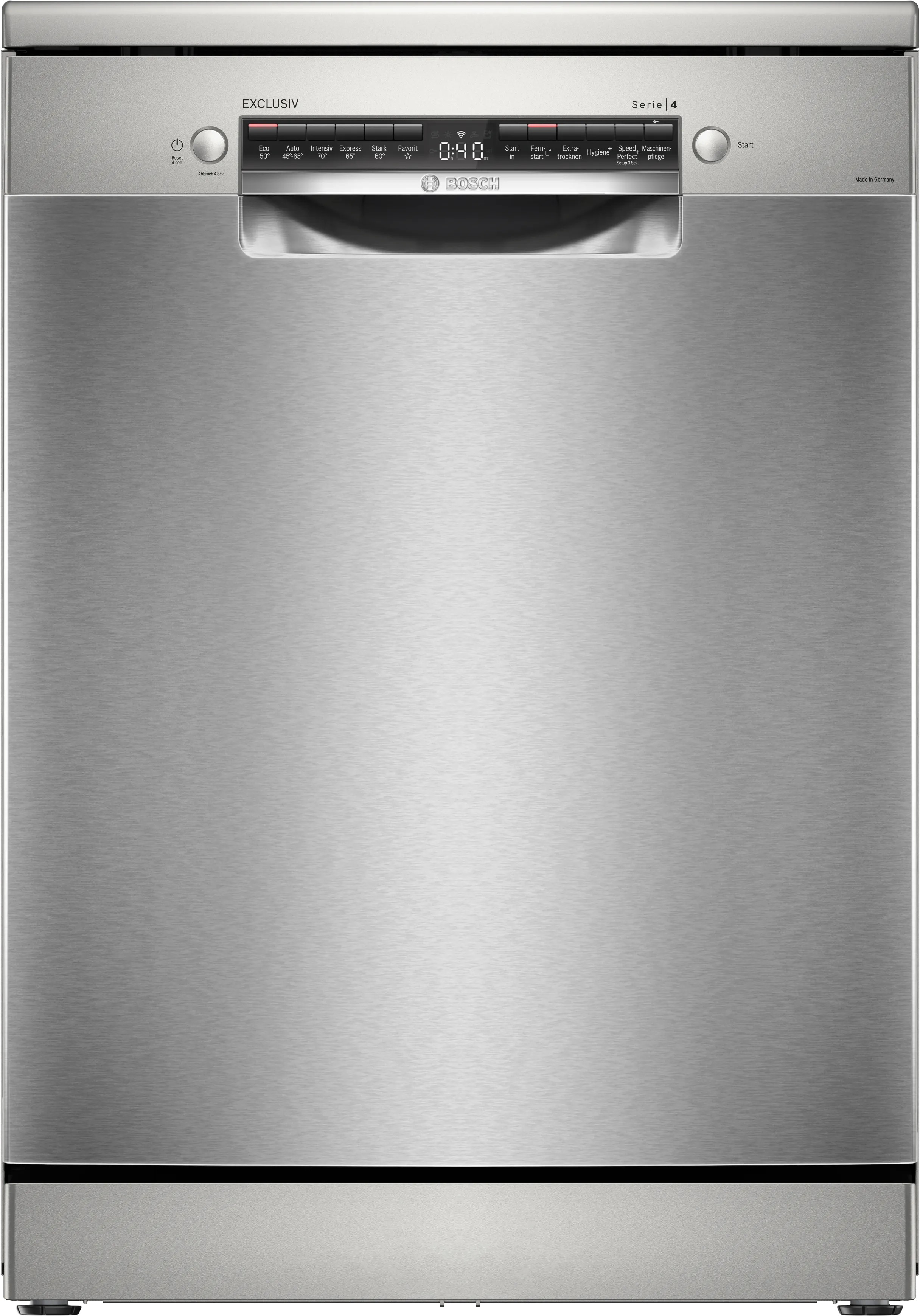 Series 4 free-standing dishwasher 60 cm Brushed steel anti-fingerprint 