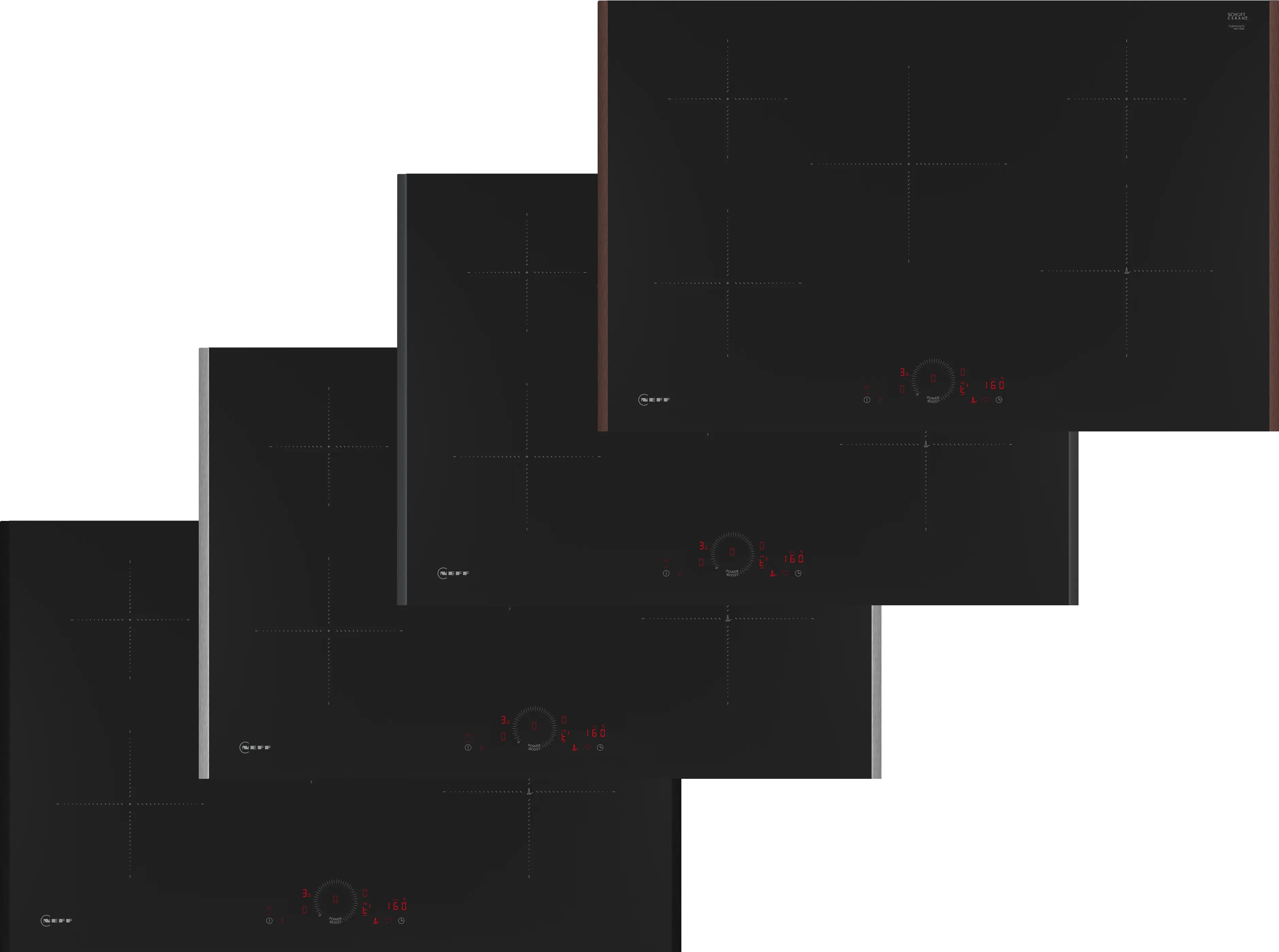 N 70 Inductiekookplaat 80 cm Flex Design 