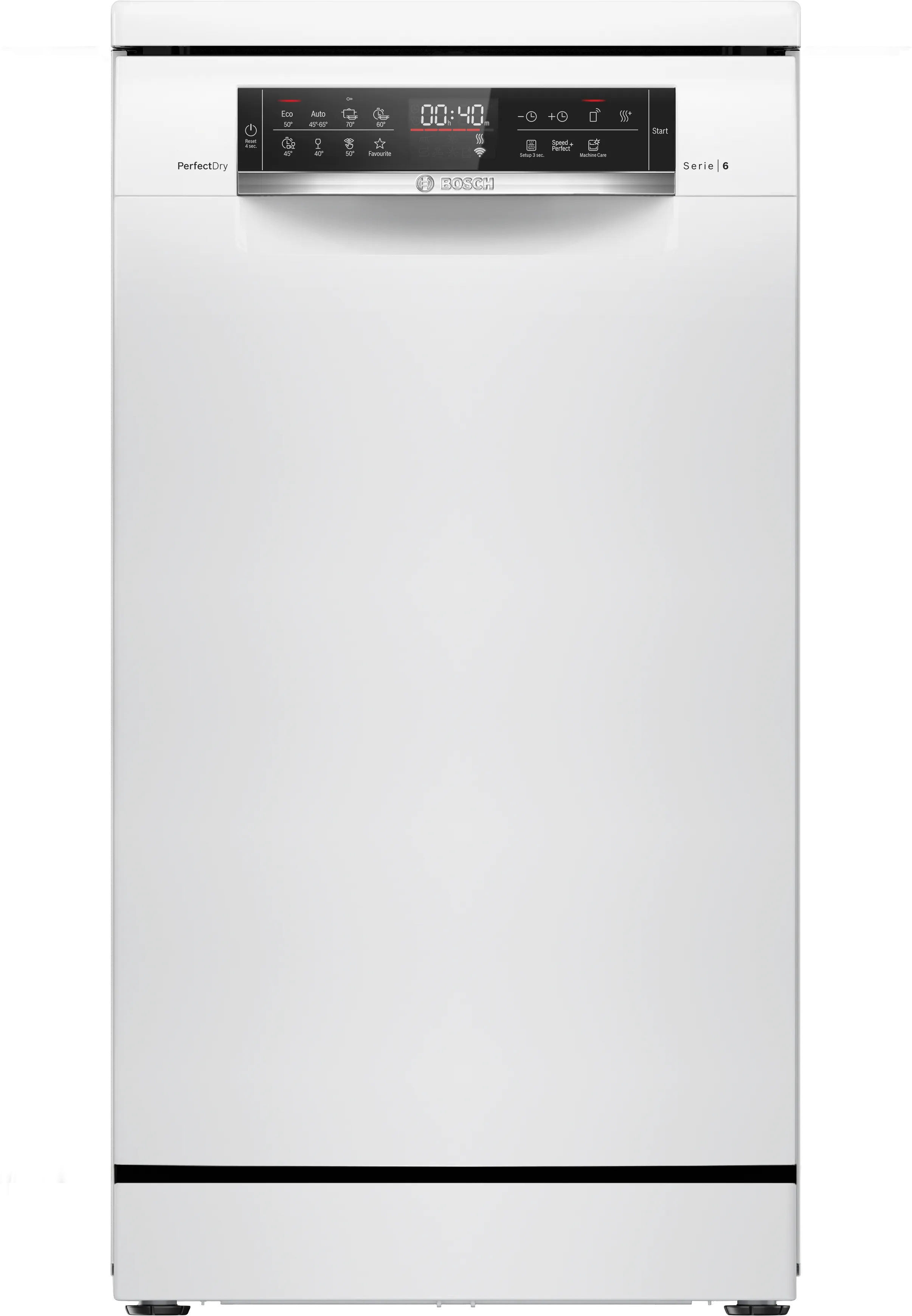 Series 6 free-standing dishwasher 45 cm White 