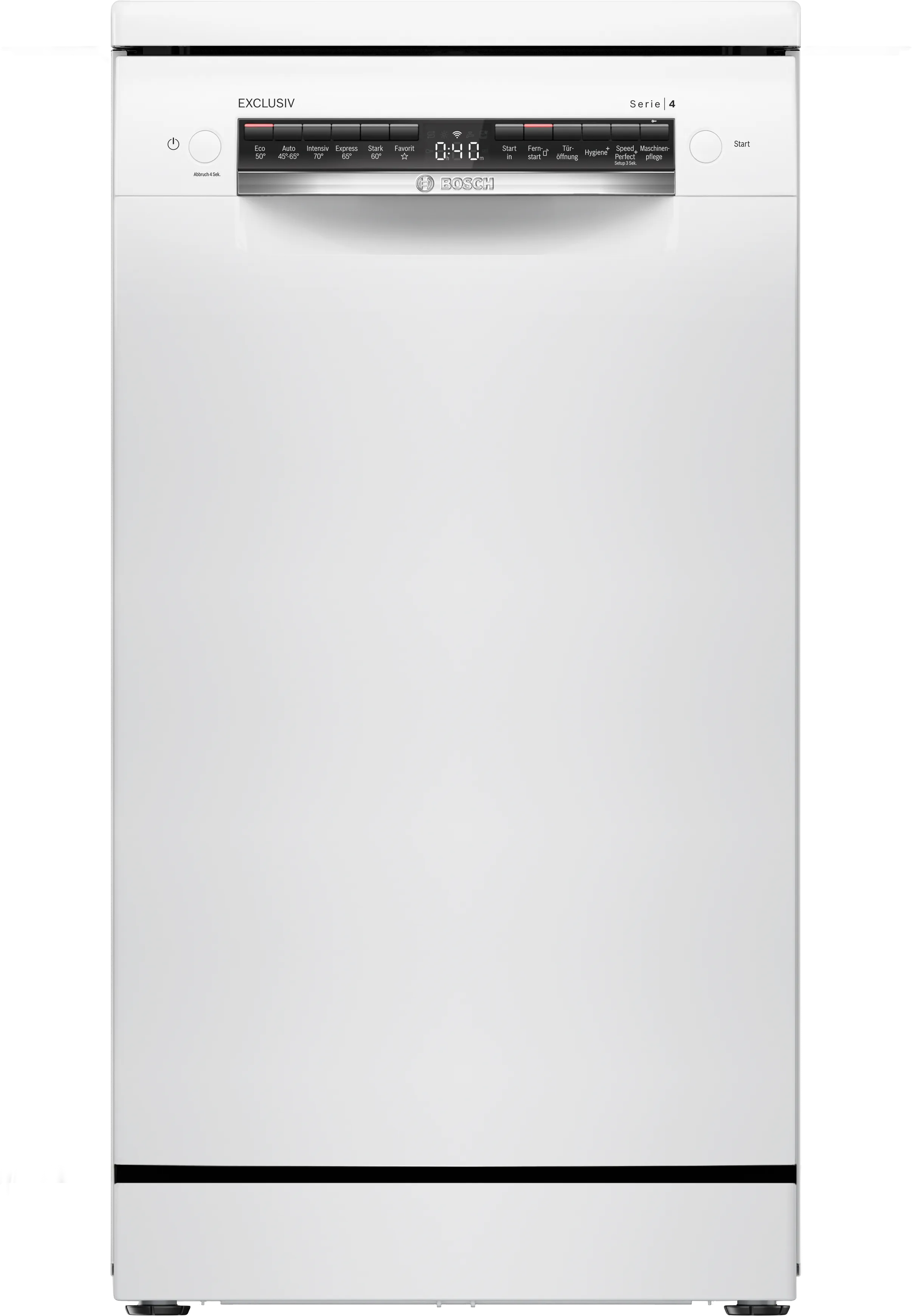Series 4 free-standing dishwasher 45 cm White 