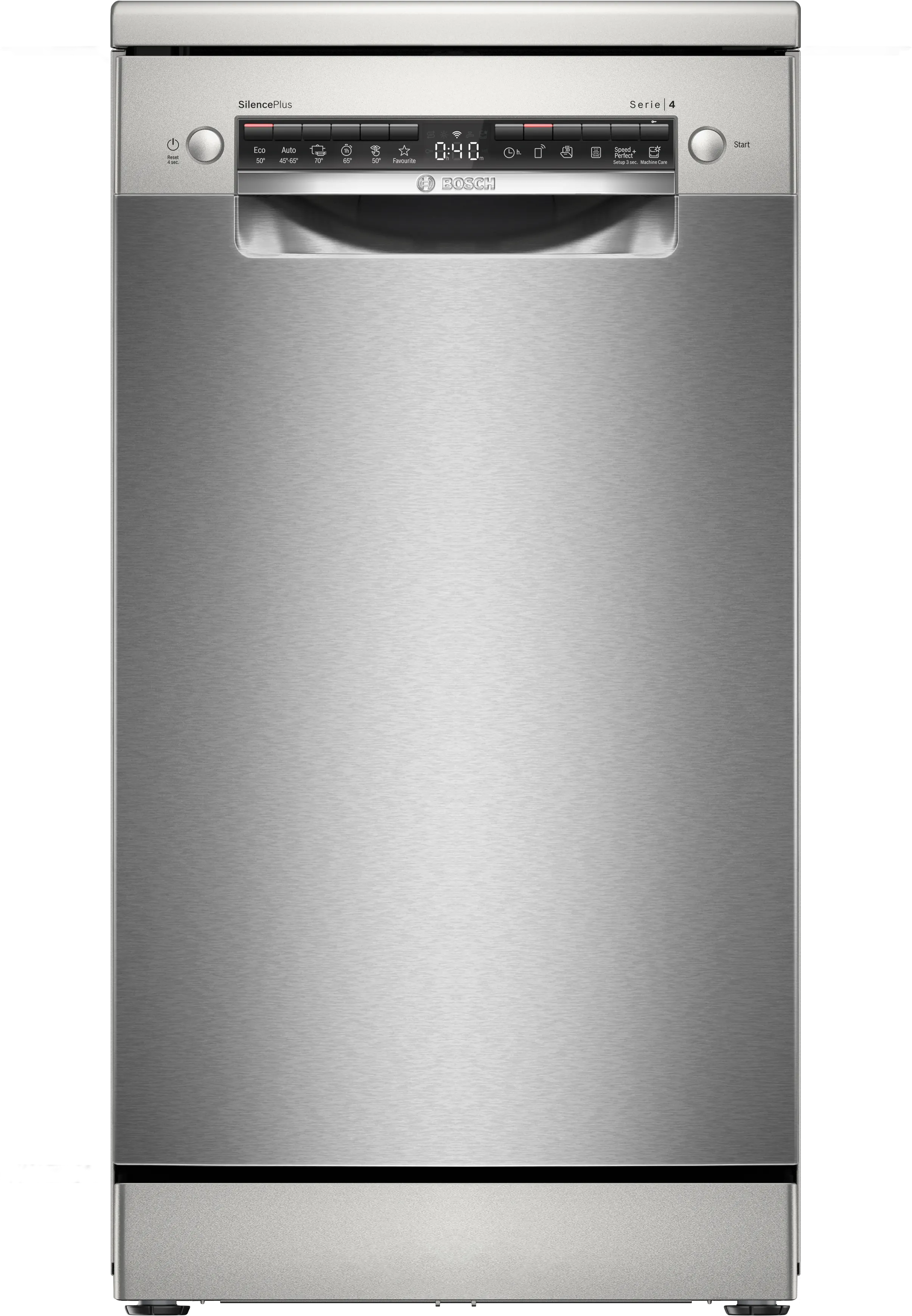 Series 4 free-standing dishwasher 45 cm Brushed steel anti-fingerprint 