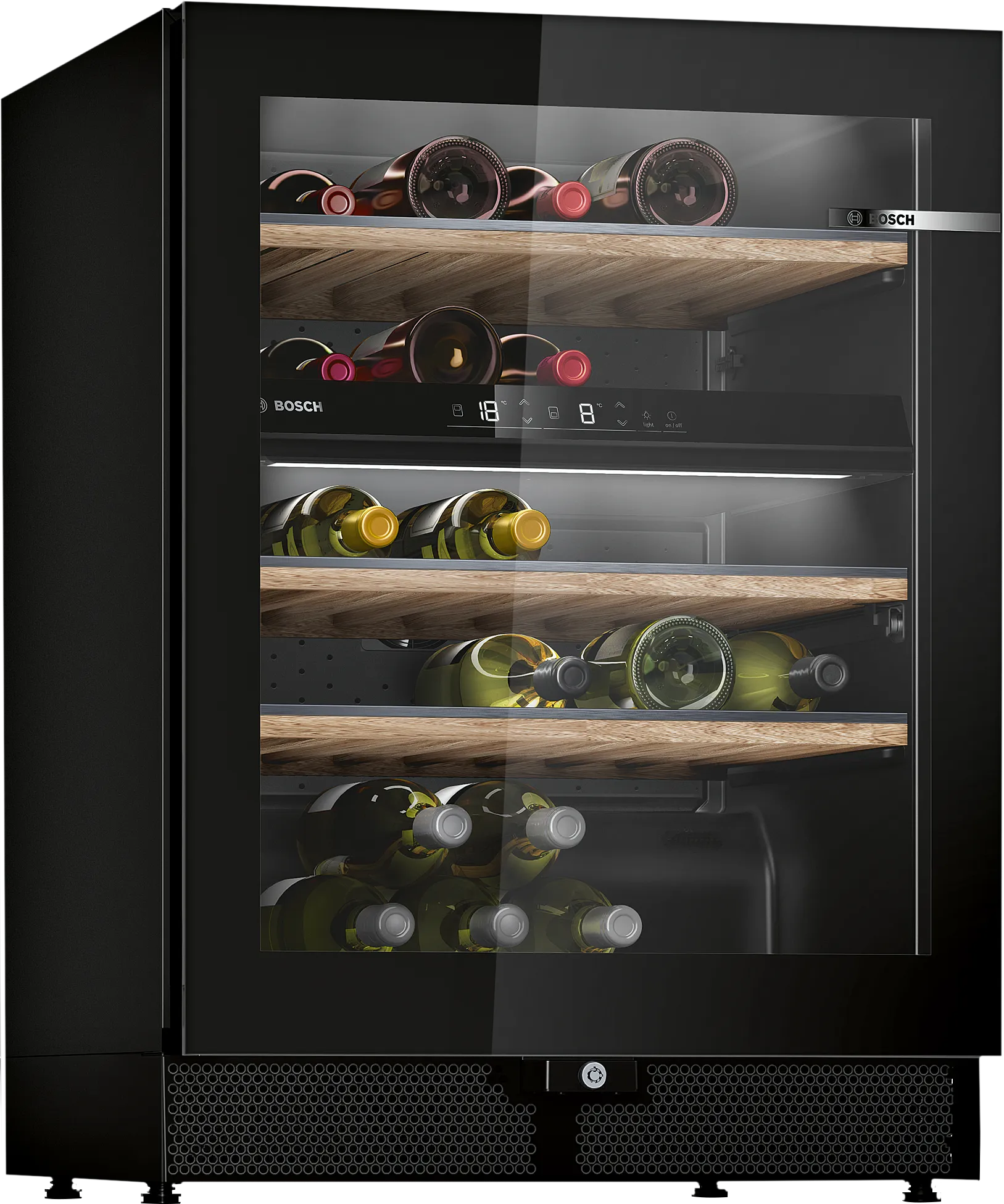 Seeria 6 Wine cooler with glass door 