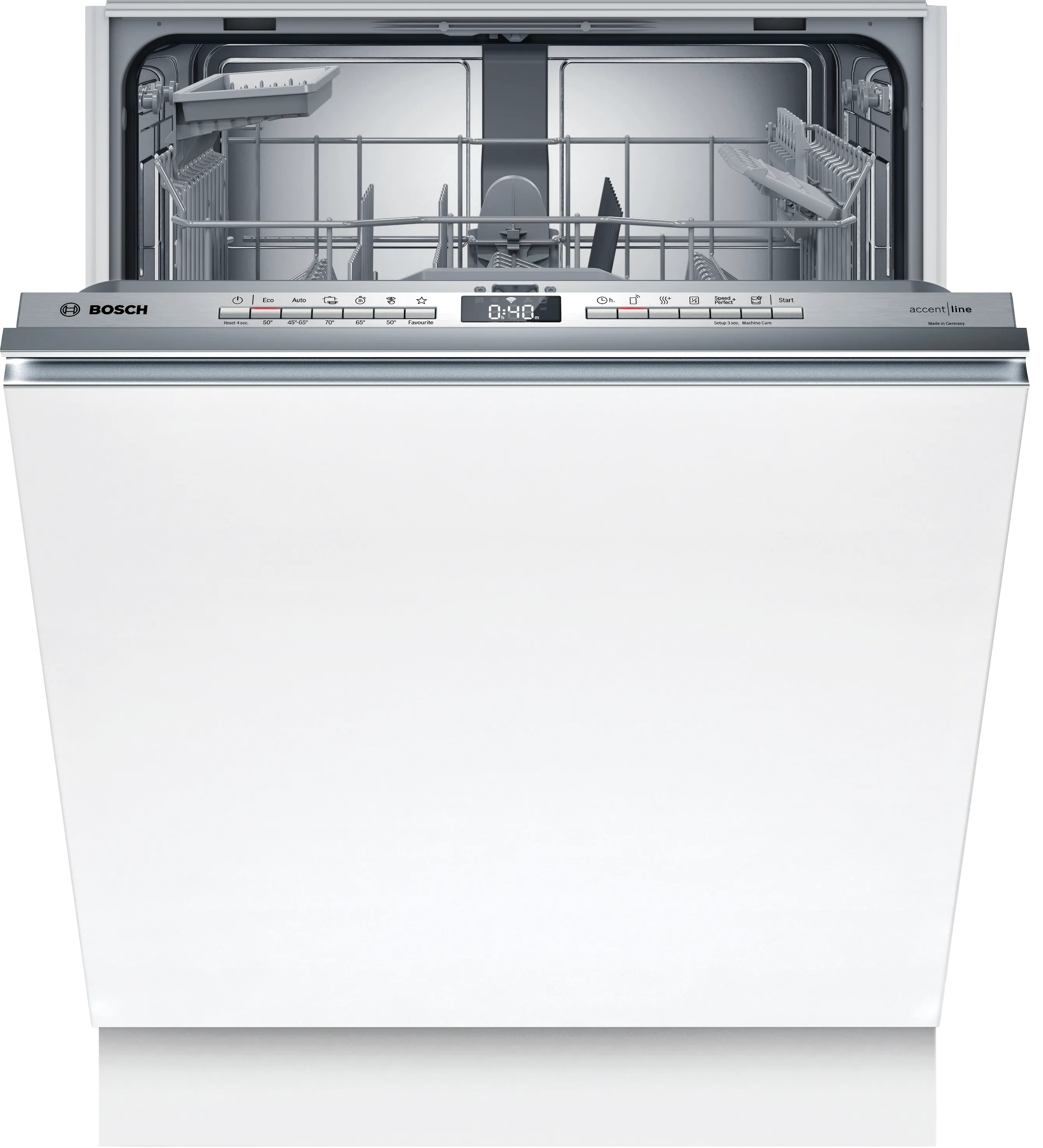 Series 4 fully-integrated dishwasher 60 cm XXL, Variable hinge for special installation situations 