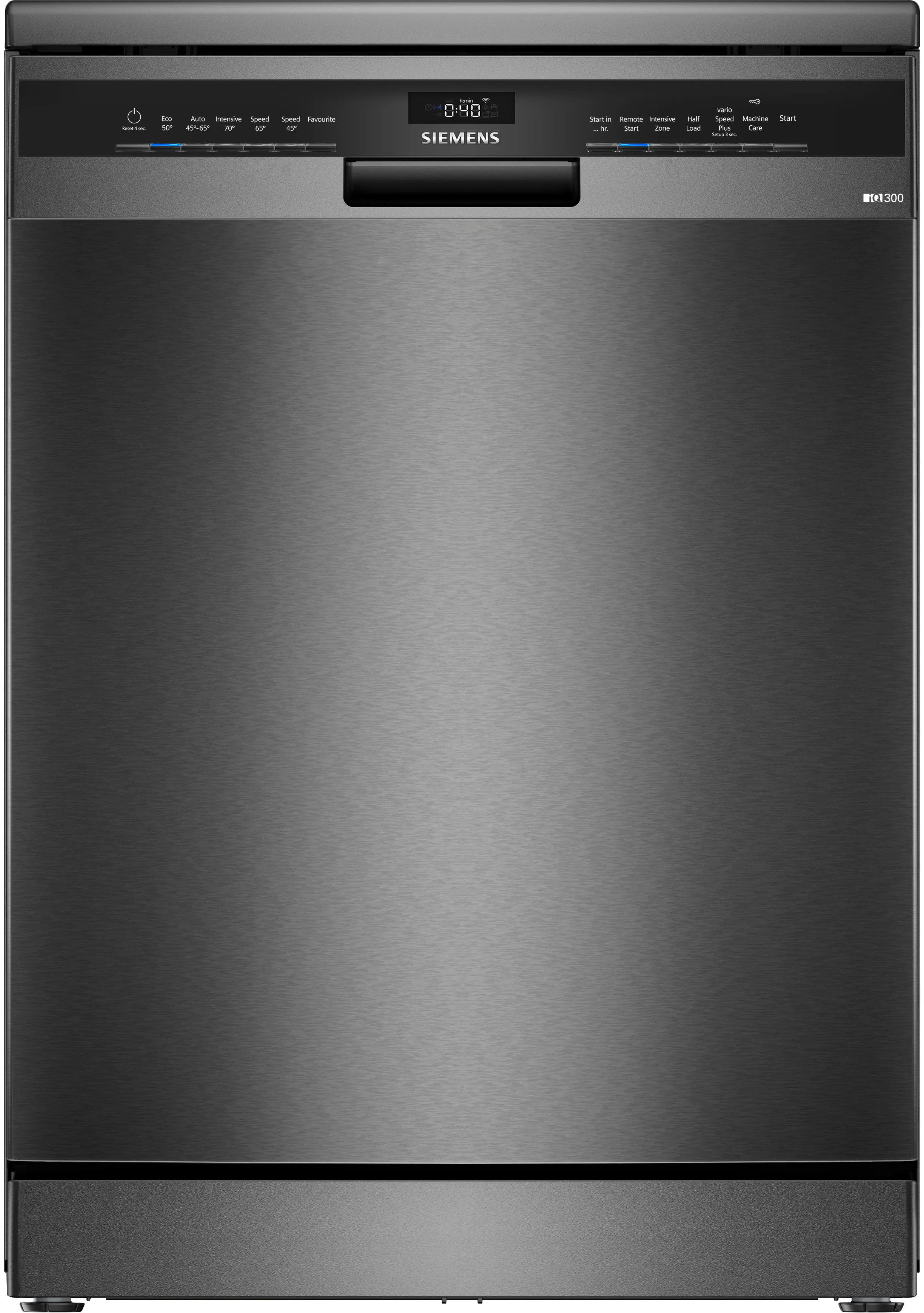 IQ300 free-standing dishwasher 60 cm Black inox 