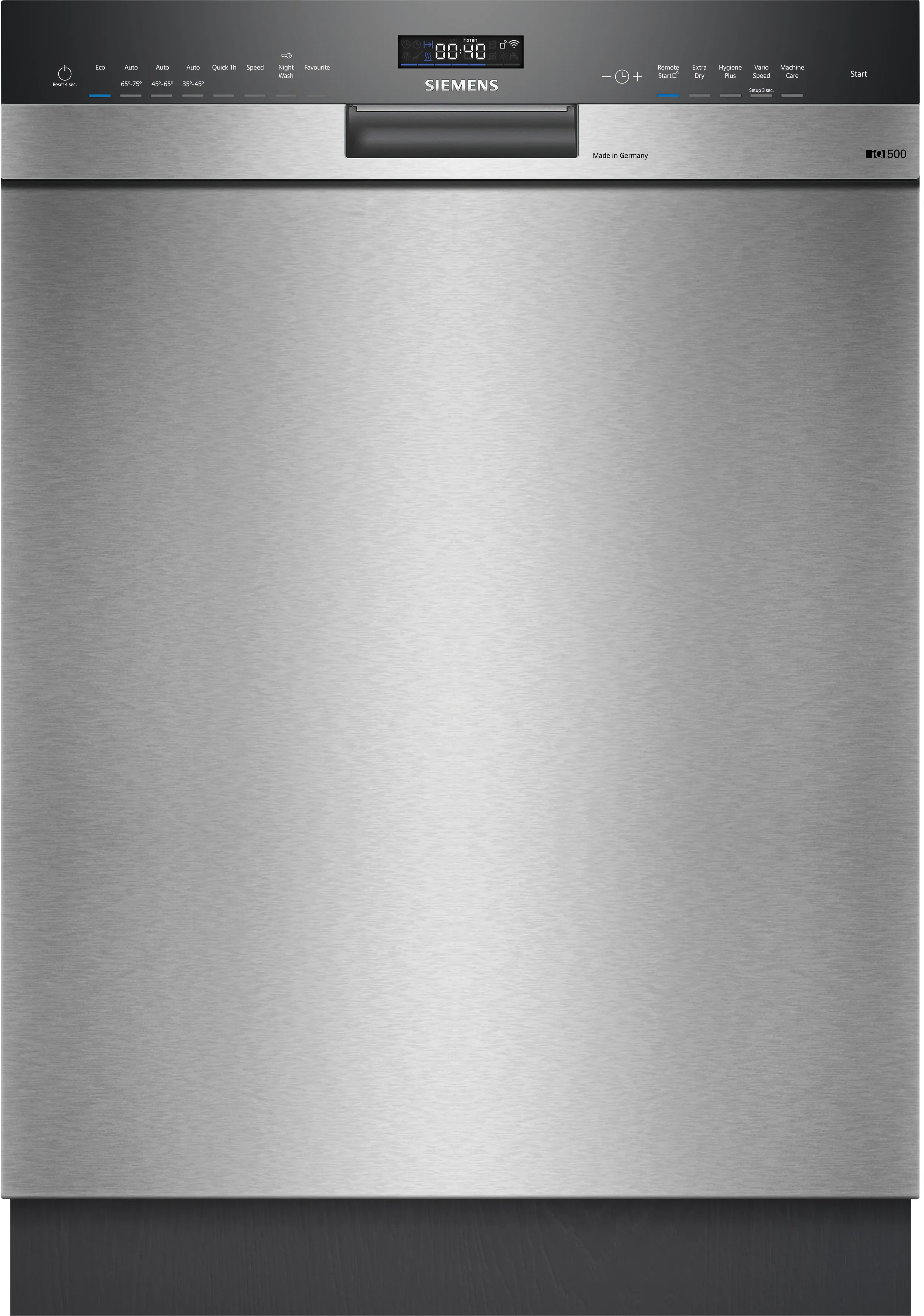 iQ500 built-under dishwasher 60 cm Brushed steel anti-fingerprint 