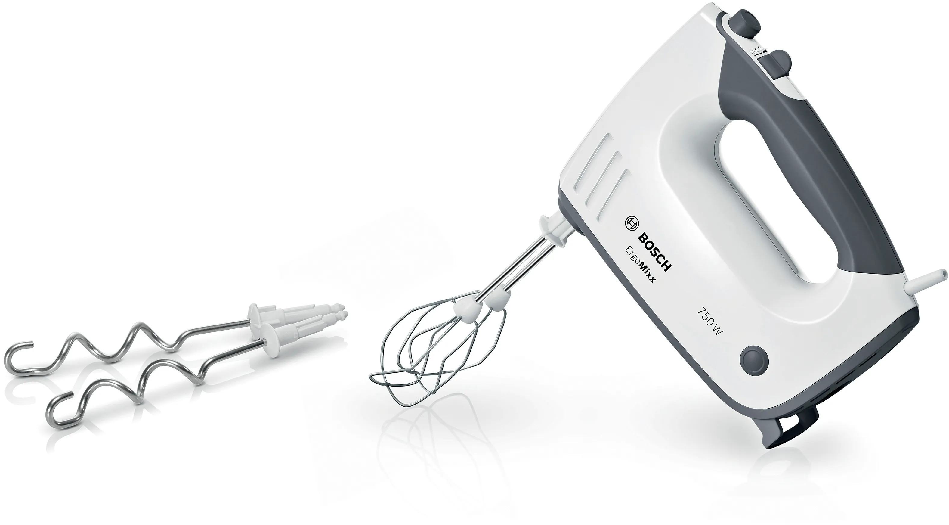 Mixeur main ErgoMixx 750 W Blanc, Gris 