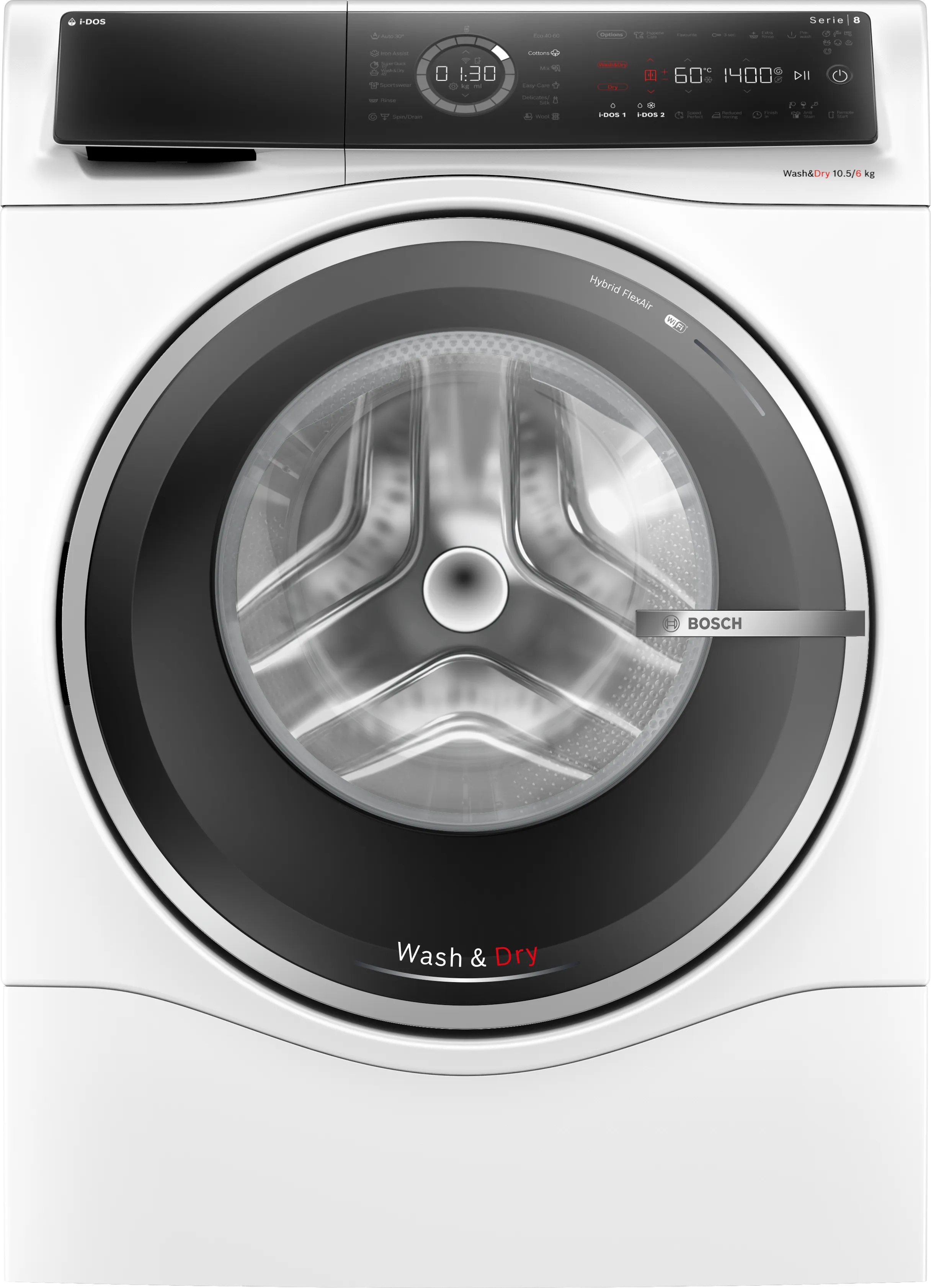 Seria 8 Mașina de spălat rufe cu uscător 10.5/6 kg 1400 rpm 
