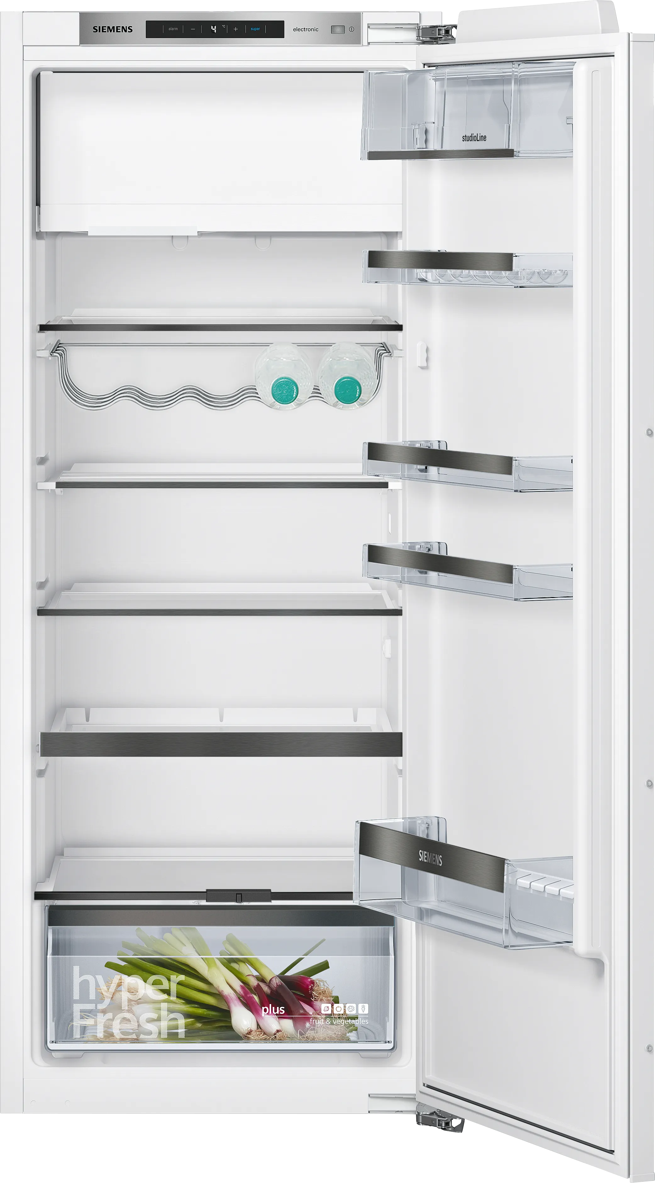 iQ500 built-in fridge with freezer section 140 x 56 cm soft close flat hinge 