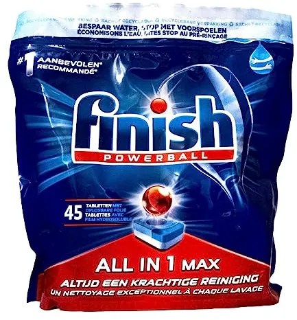 FINISH POWERBALL ALL IN 1 MAX 45 TABS REGULAR NL - TABLETKI DO ZMYWARKI 