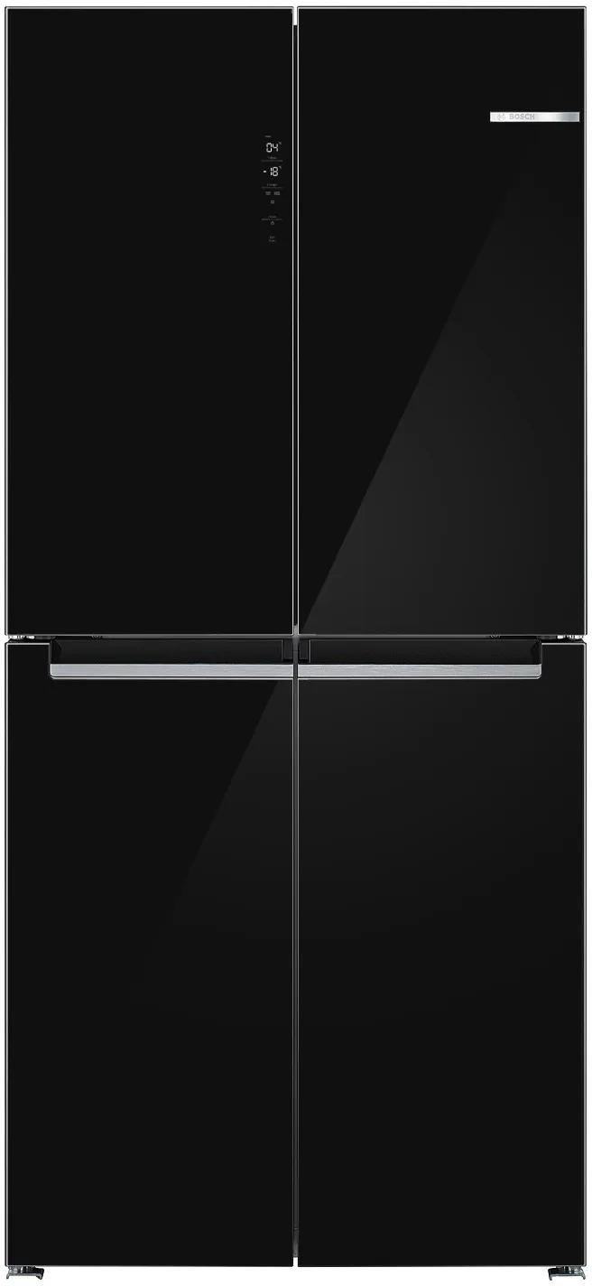 Seria 4 Frigider MultiDoor, usi din sticla. 189.5 x 85.5 cm Black 