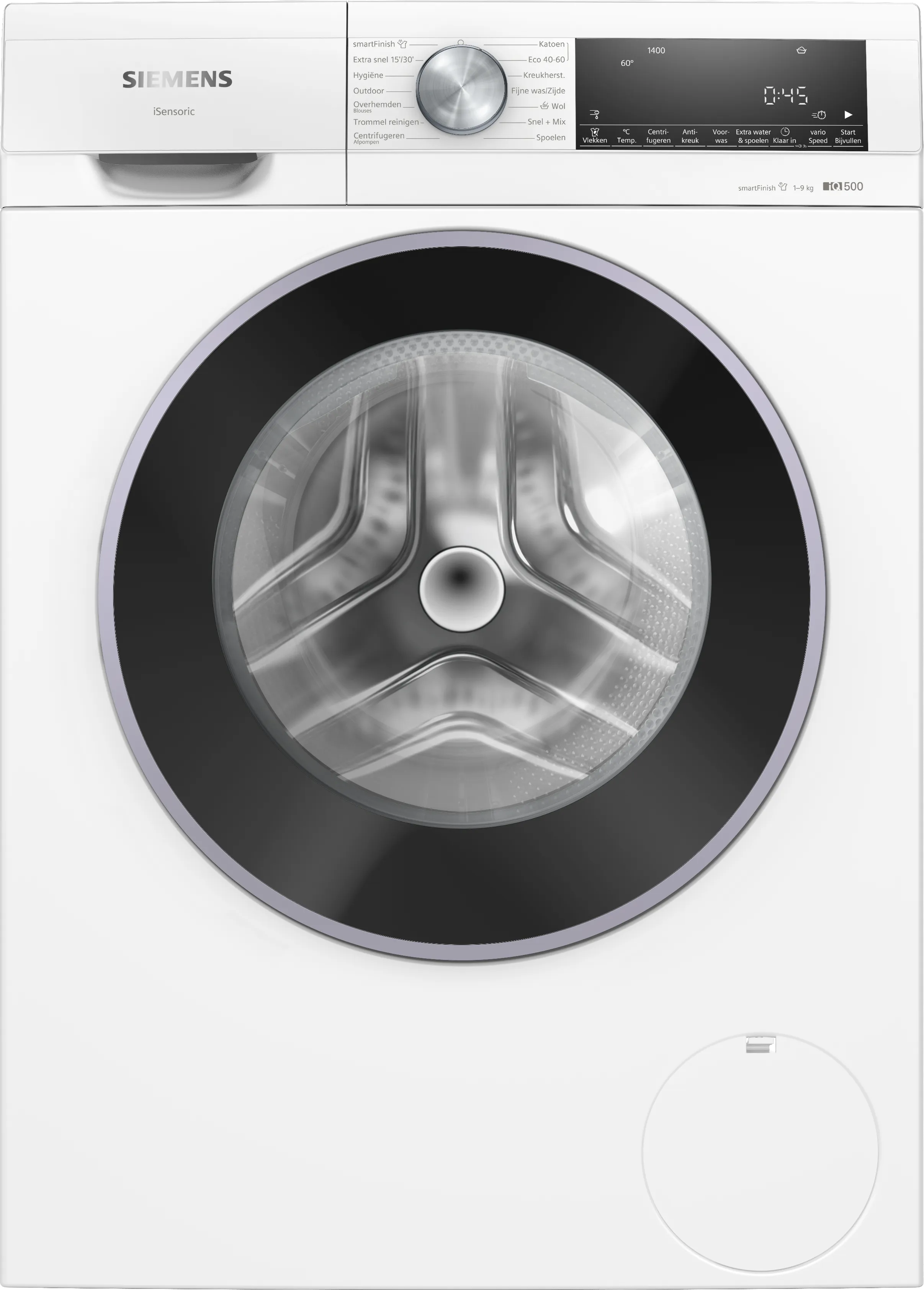 iQ500 Wasmachine, voorlader 9 kg 1400 rpm, Wit 
