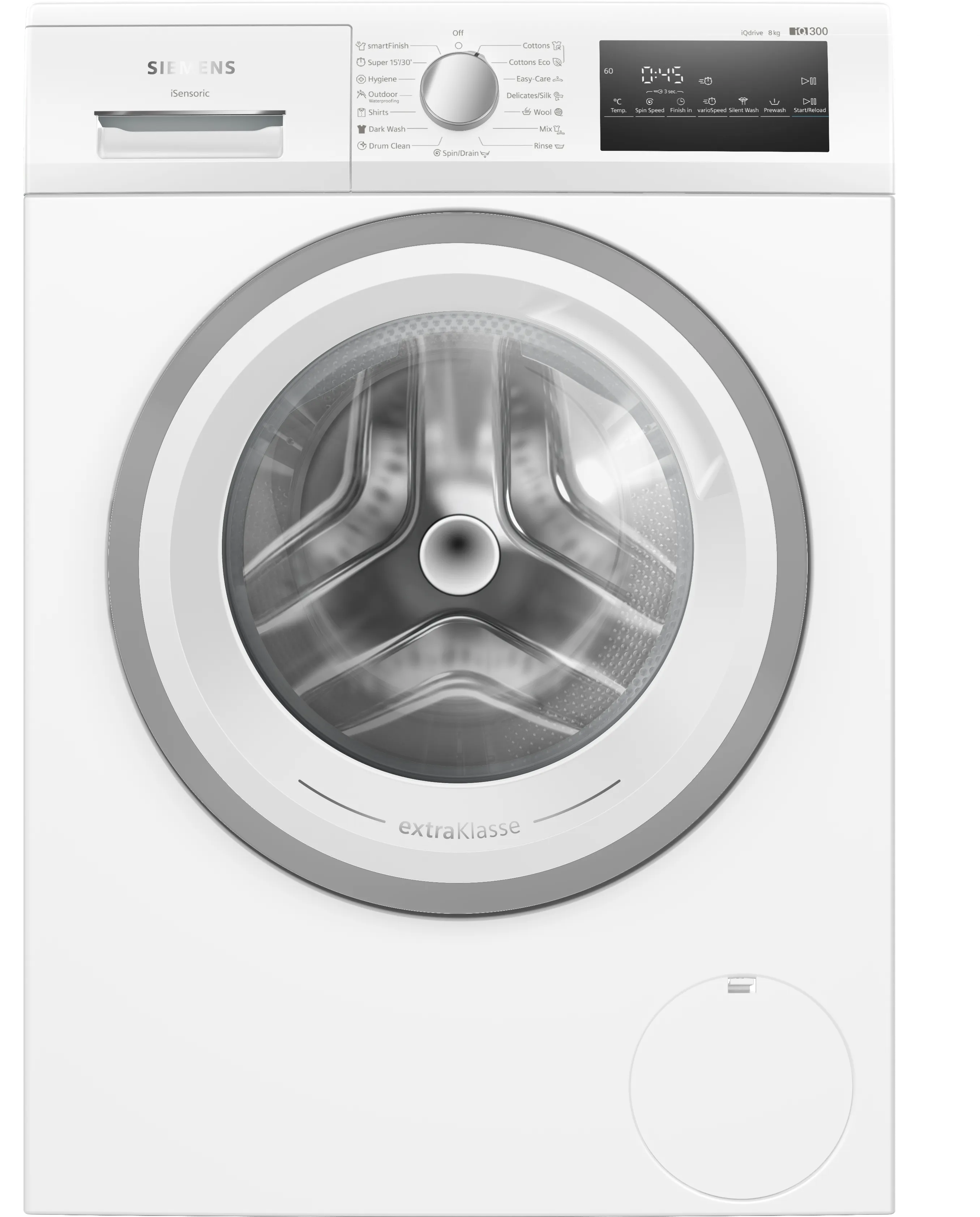 iQ300 washing machine, front loader 8 kg 1400 rpm 