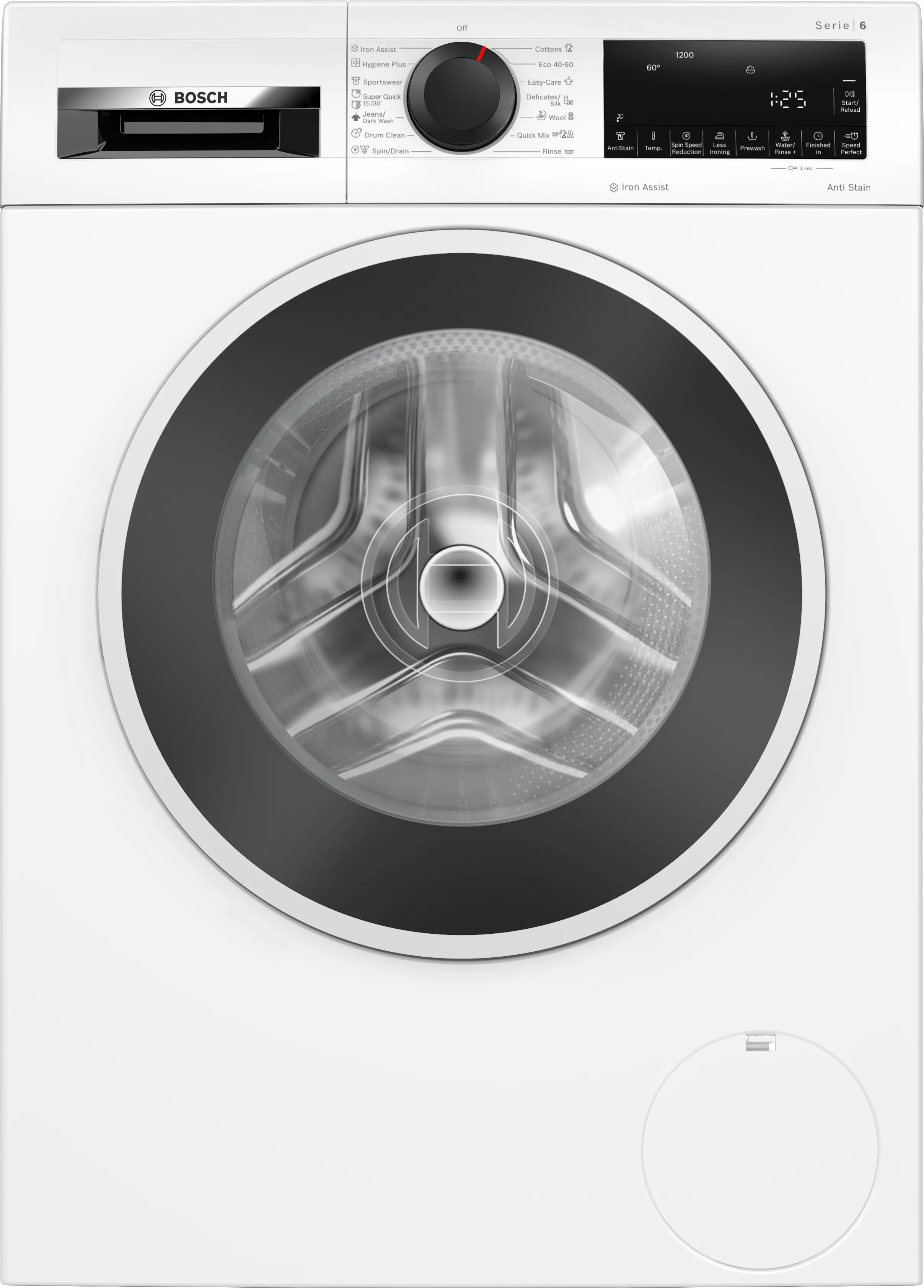 Serija 6 Mašina za pranje veša, punjenje spreda 9 kg 1200 okr 