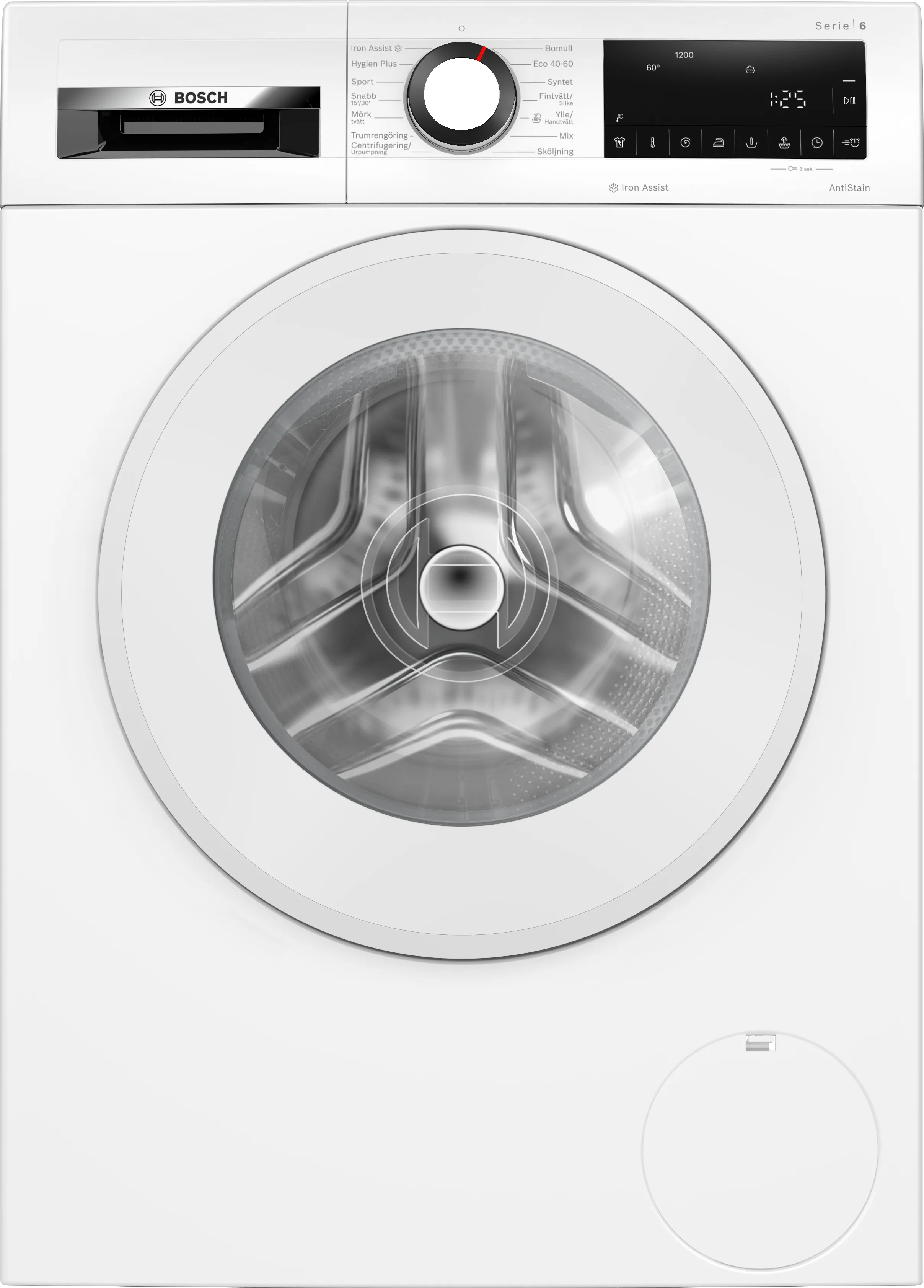 Serie 6 Tvättmaskin, frontmatad 9 kg 1200 v/min 