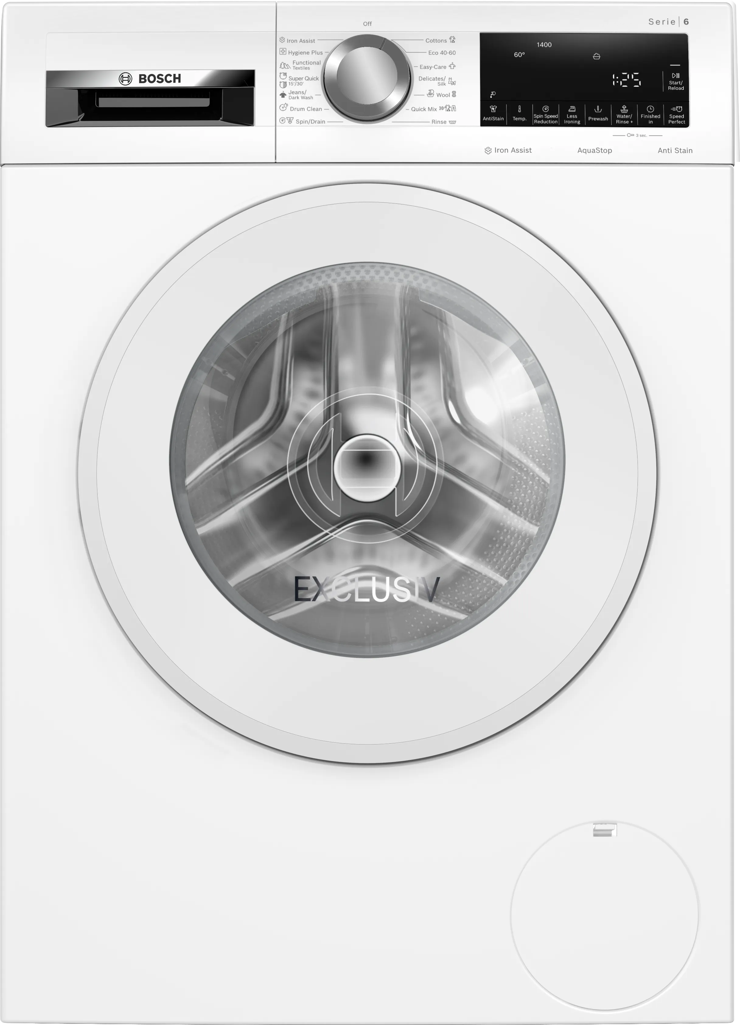 Seria 6 Mașina de spălat rufe cu încarcare frontală 9 kg 1400 rpm 
