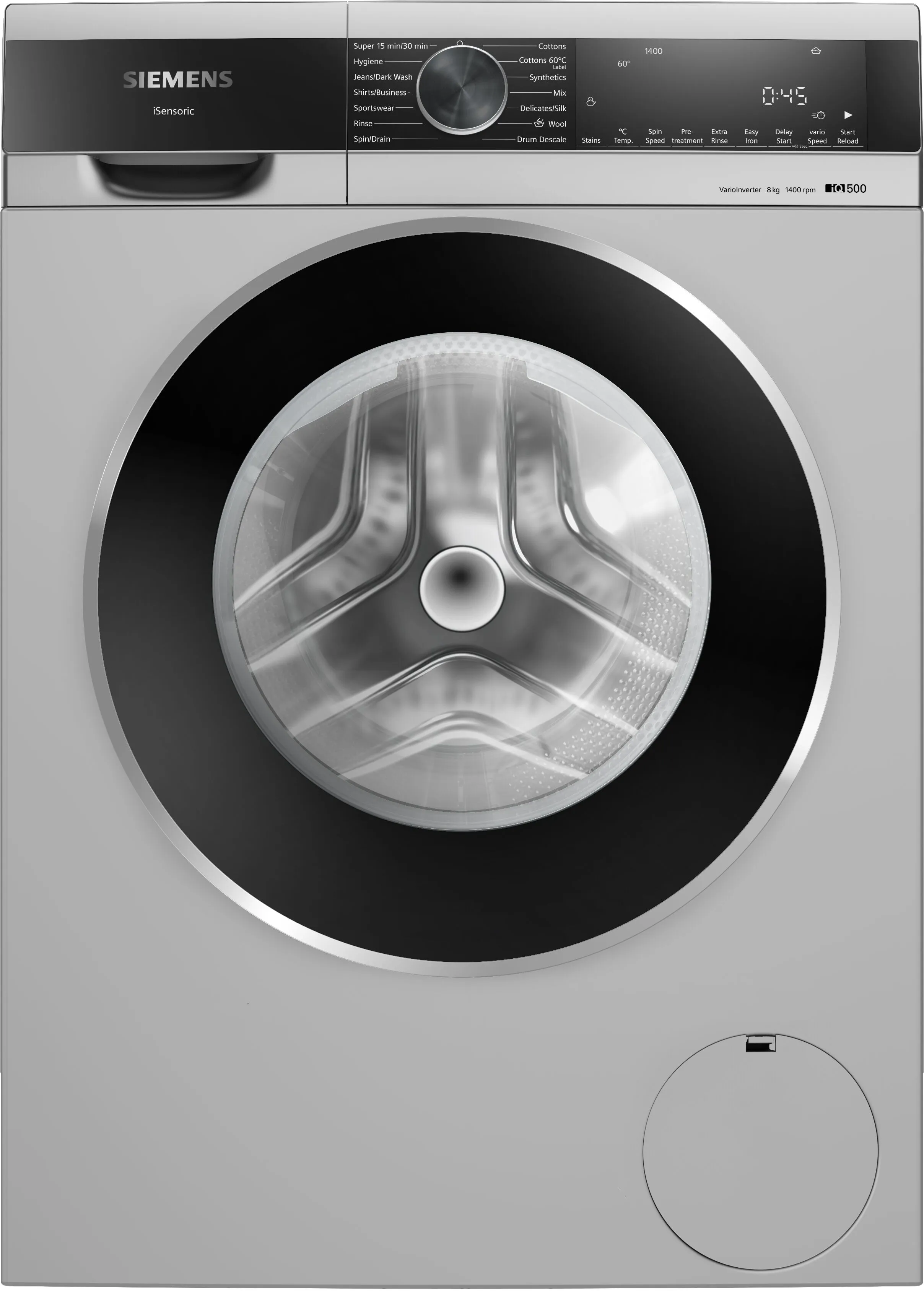 iQ500 washing machine, front loader 8 kg 1400 rpm 