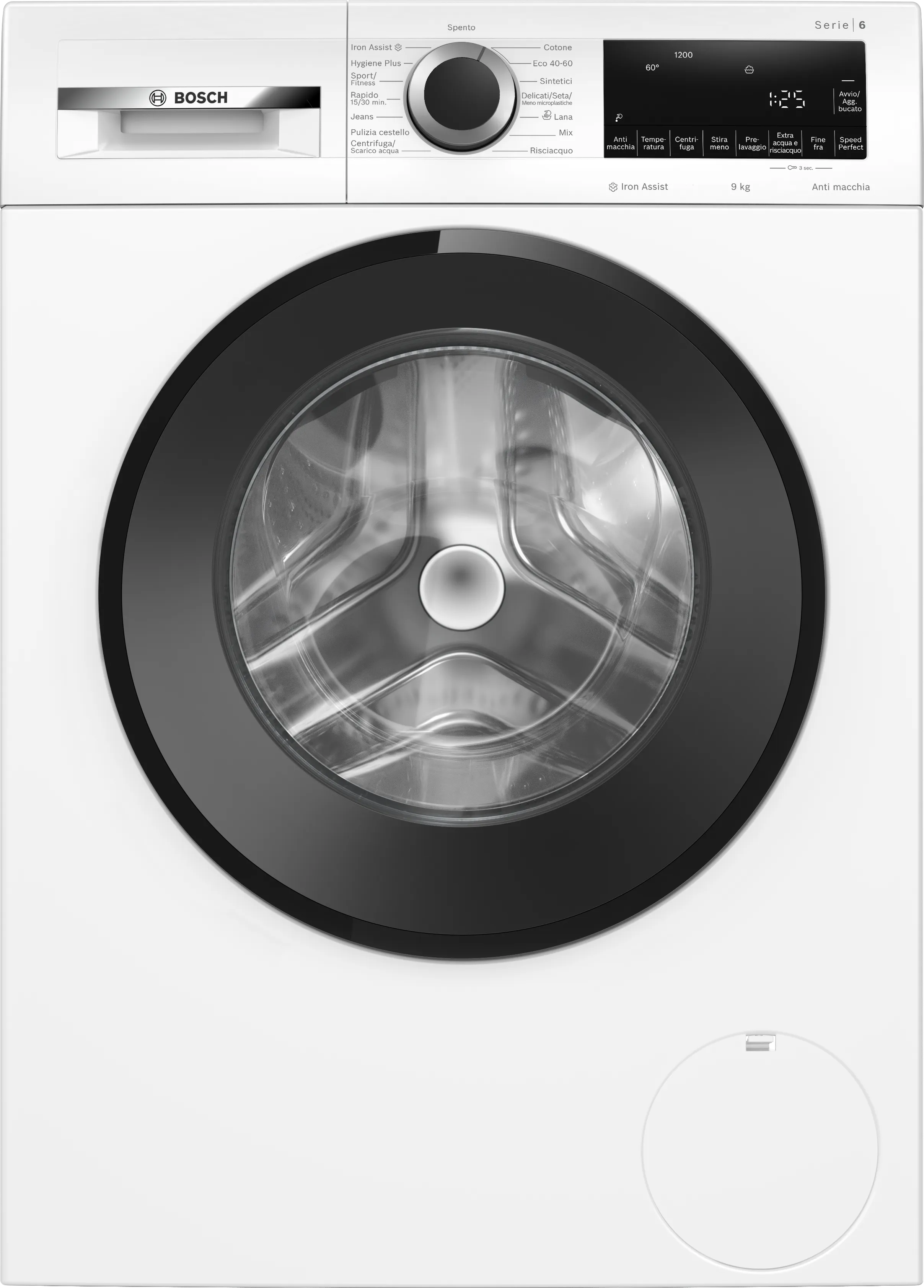 Serie 6 Lavatrice a carica frontale 9 kg max 1200 giri/min