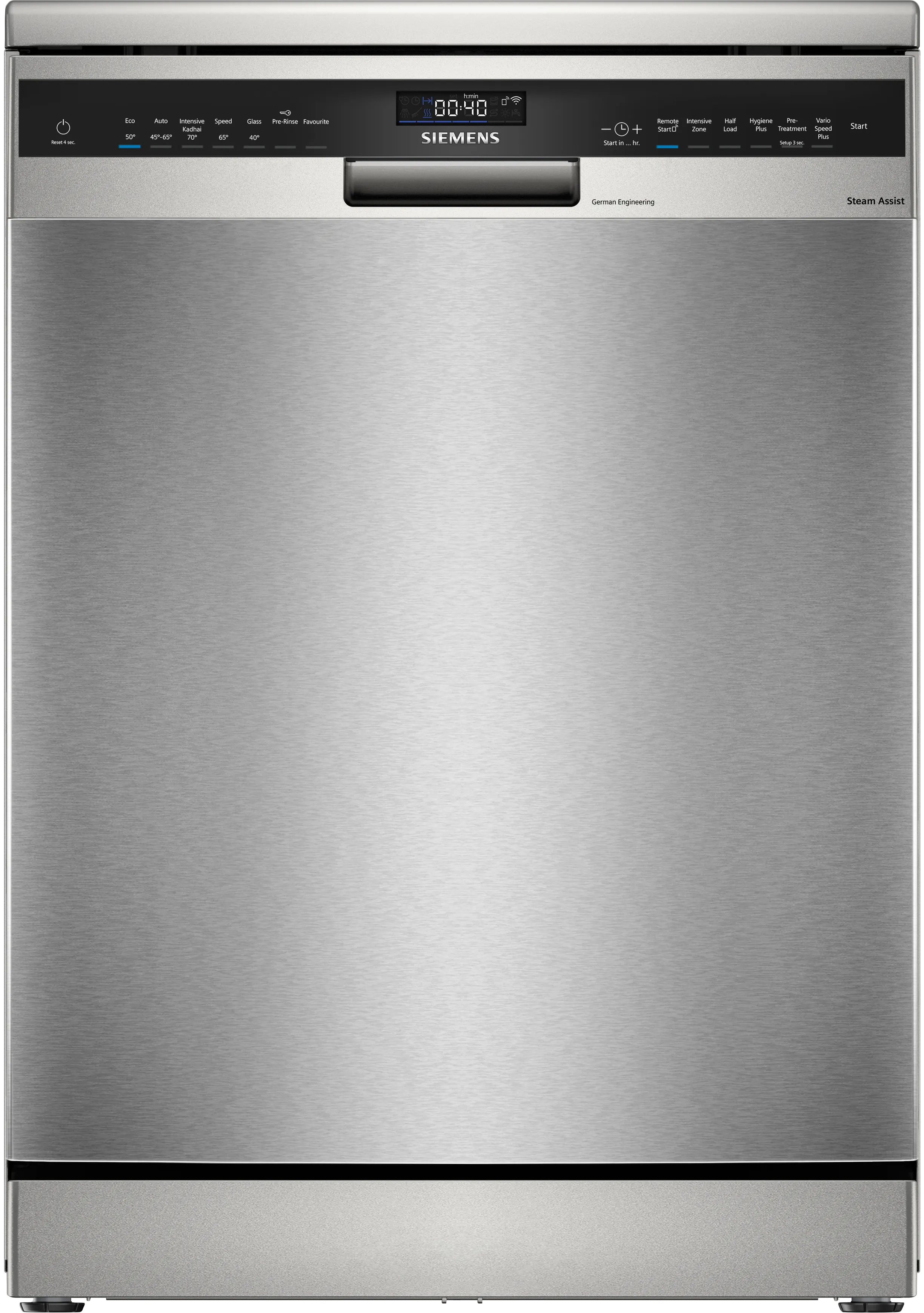 iQ500 free-standing dishwasher 60 cm Brushed steel anti-fingerprint 